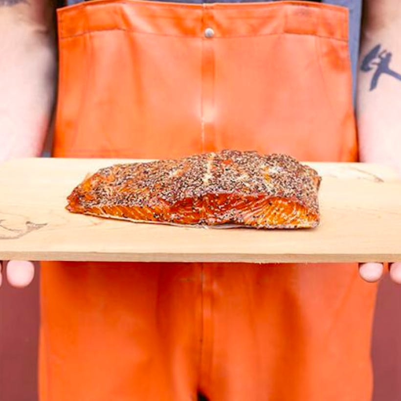 Alderwood Smoked Wild King Salmon - Garlic & Pepper