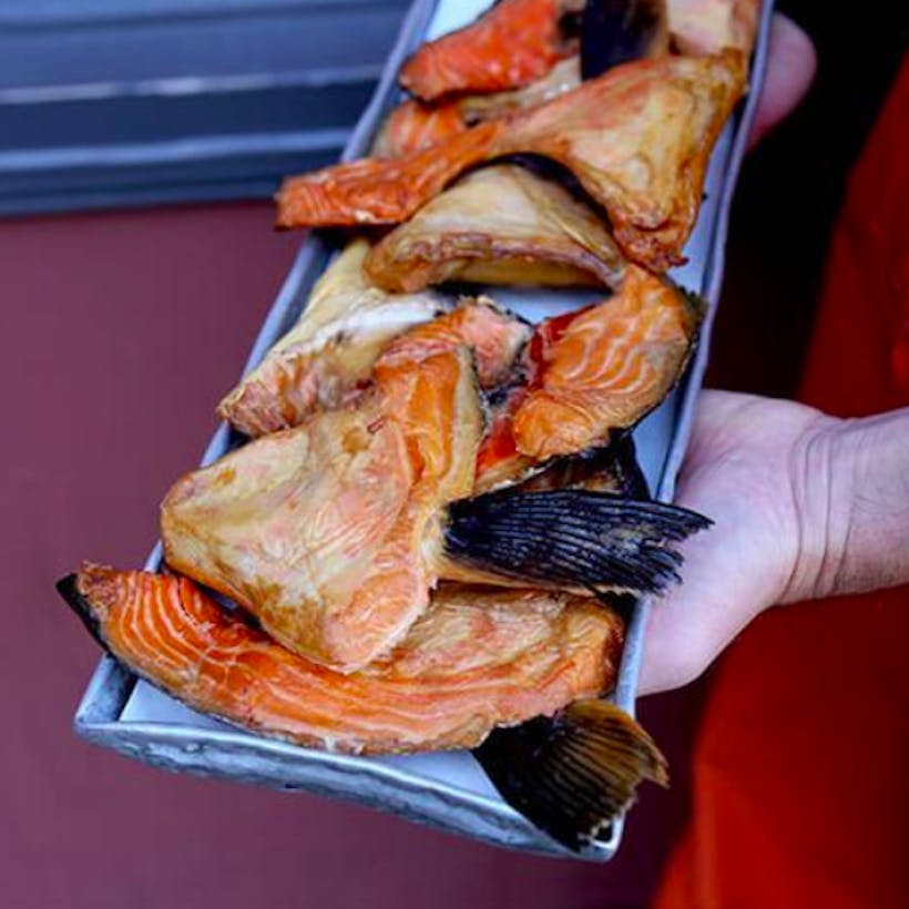 Alderwood Smoked Wild King Salmon Collars