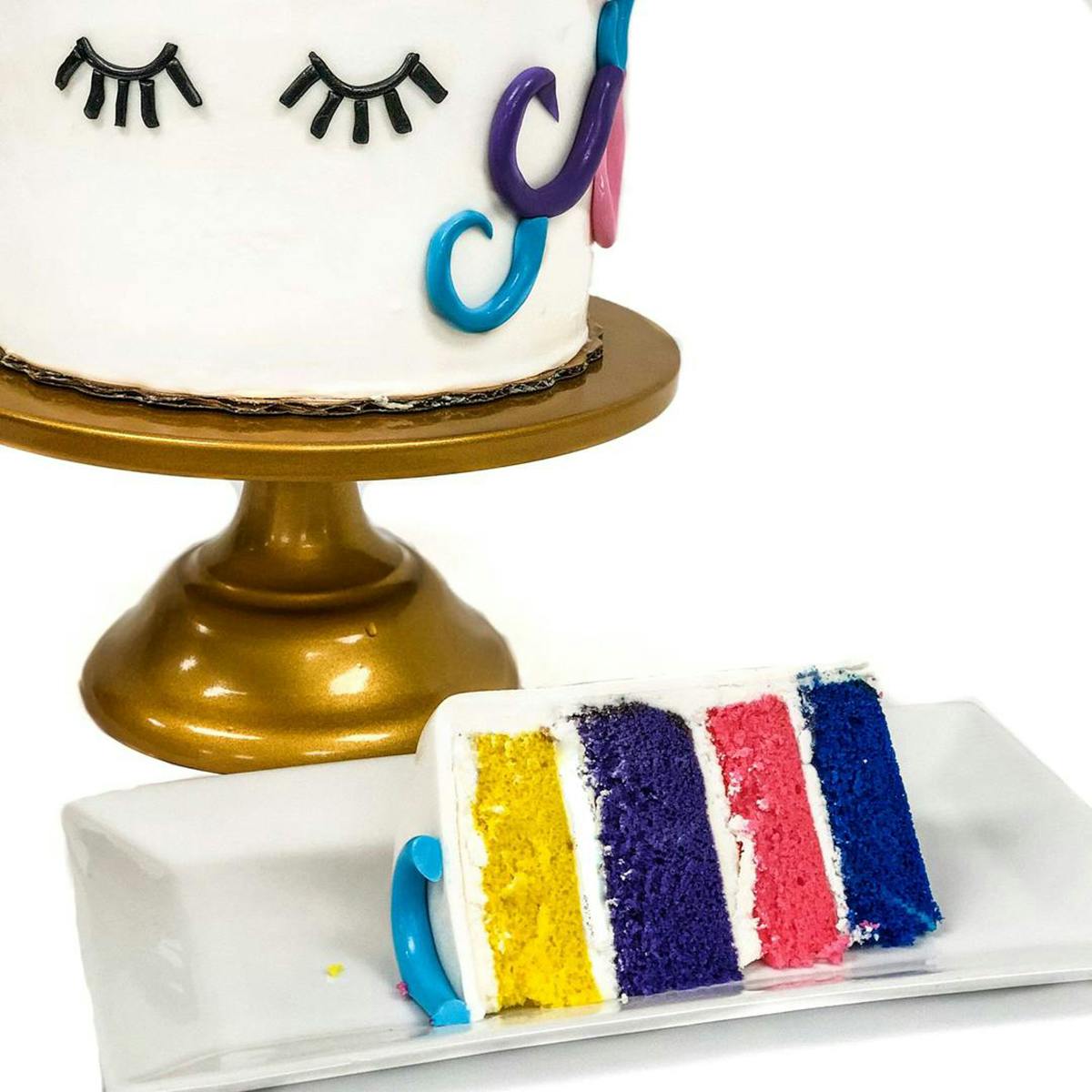 Rainbow Unicorn Cake By Gambino S Bakery King Cakes Goldbelly