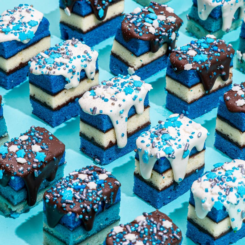 Hanukkah Rainbow Cookies - 20 Pack