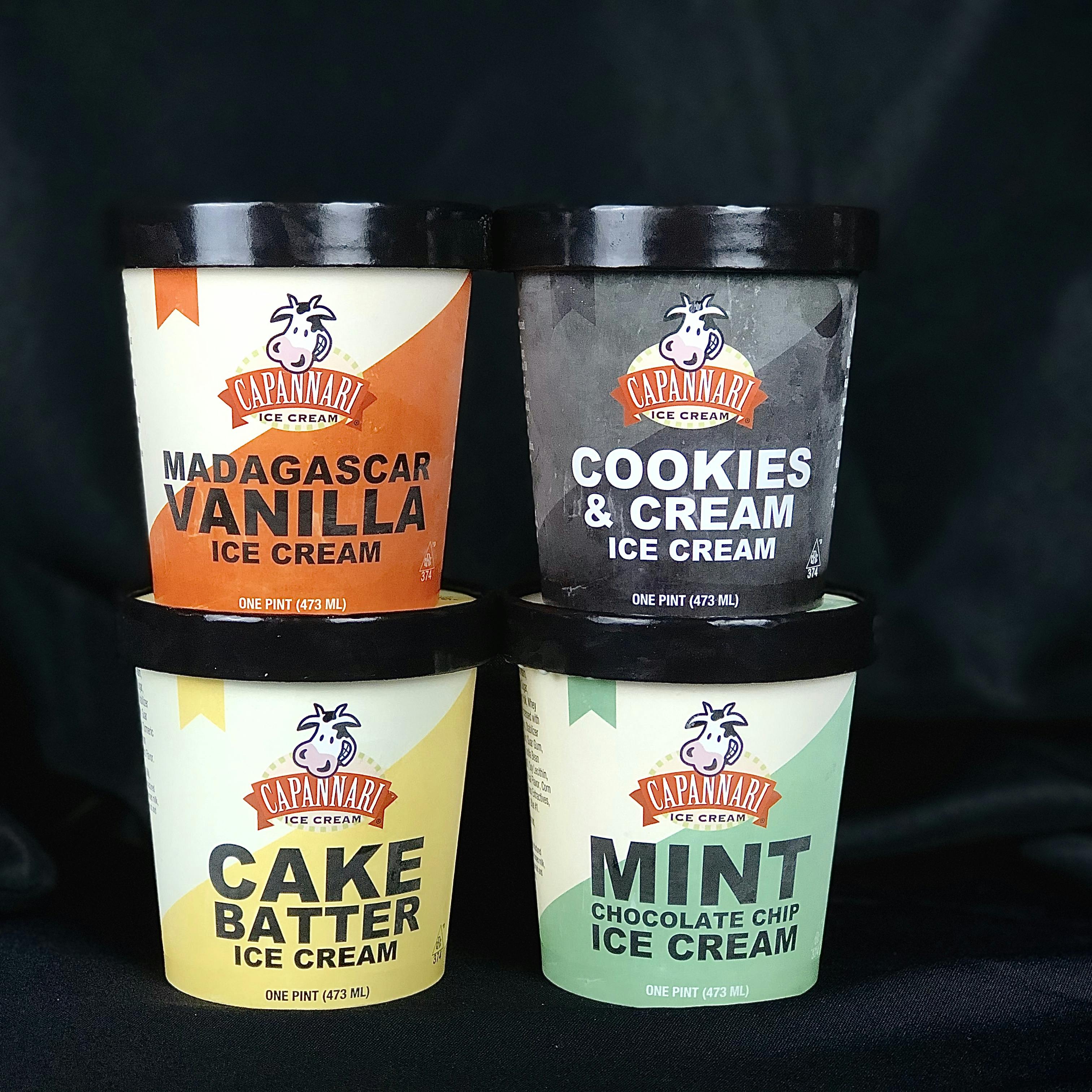 Choose Your Own Ice Cream 6 Pints By Capannari Ice Cream Goldbelly