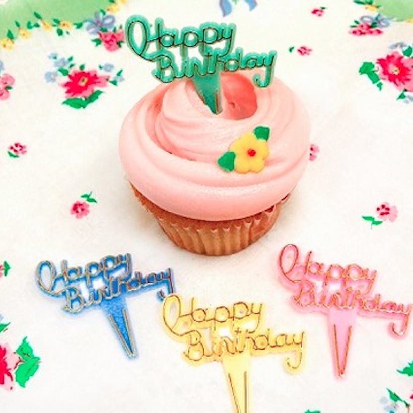 Happy Birthday  Picks  12 pack by Magnolia Bakery Goldbelly