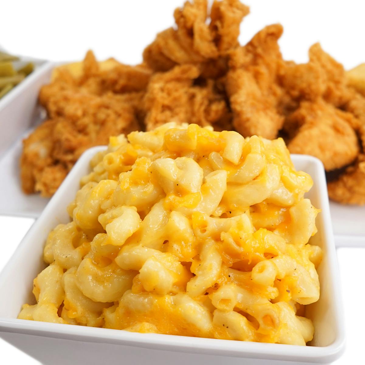 Macaroni And Cheese With Chicken Strips / A Little Bit Of ...