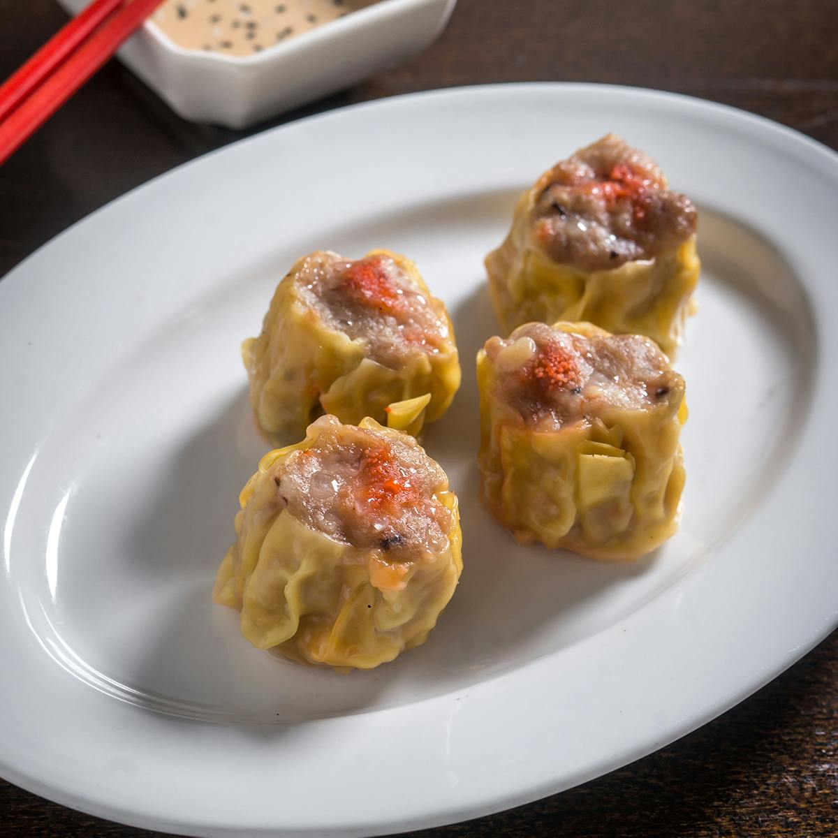 Gluten Free Chive Pork Shrimp Dumplings By Nom Wah Goldbelly