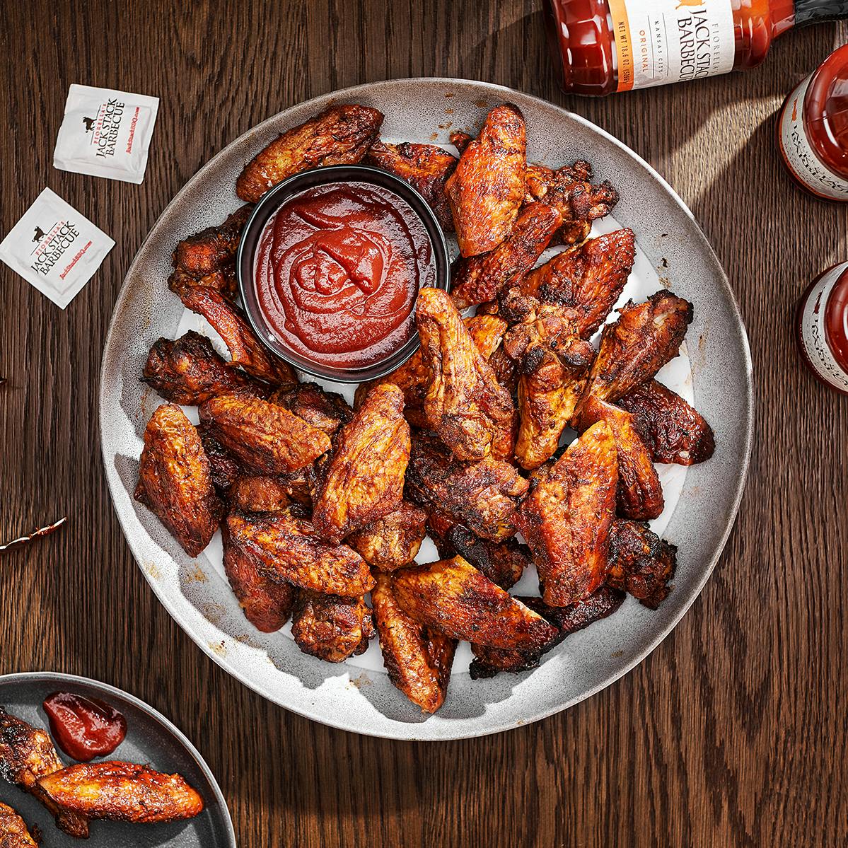 Hickory BBQ Wings 5lbs by Jack Stack BBQ Goldbelly