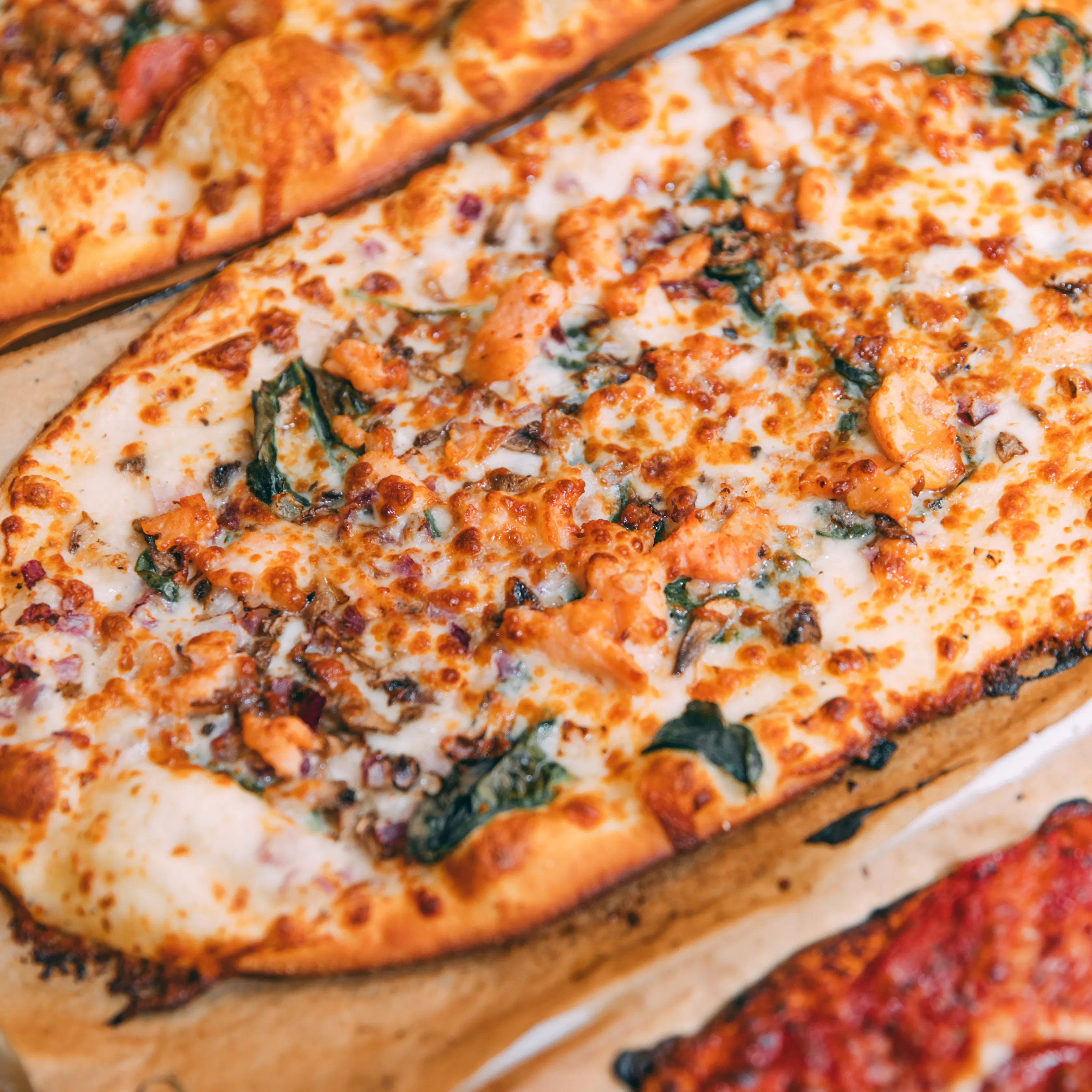 Smokin Herb With Salmon Pizza 4 Pack By Slim Husky S Goldbelly Smoking monkey pizza is no longer a full service restaurant. smokin herb with salmon pizza 4 pack