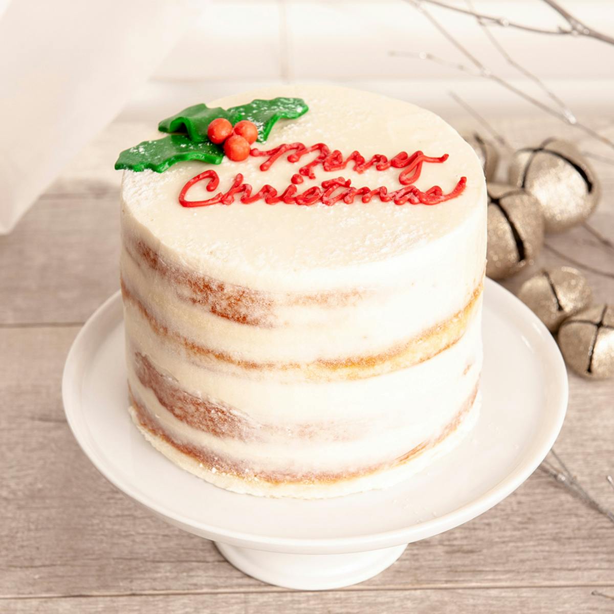 Naked Merry Christmas Cake by We Take the Cake Goldbelly