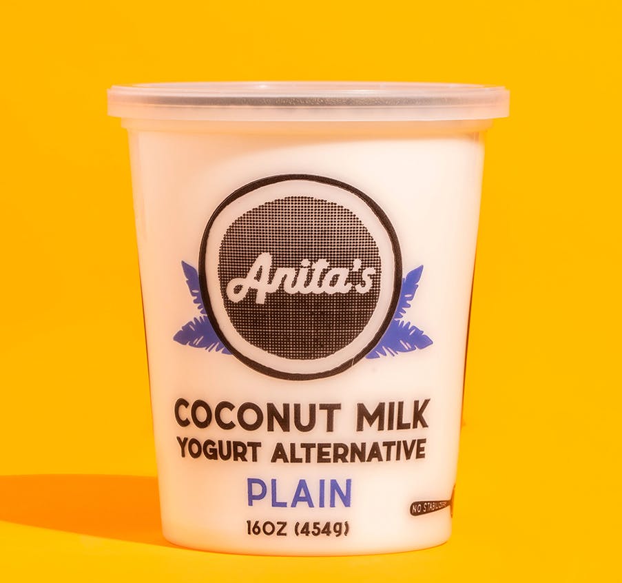 Vegan Plain Coconut Yogurt 8 Pack by Anita's Yogurt Goldbelly