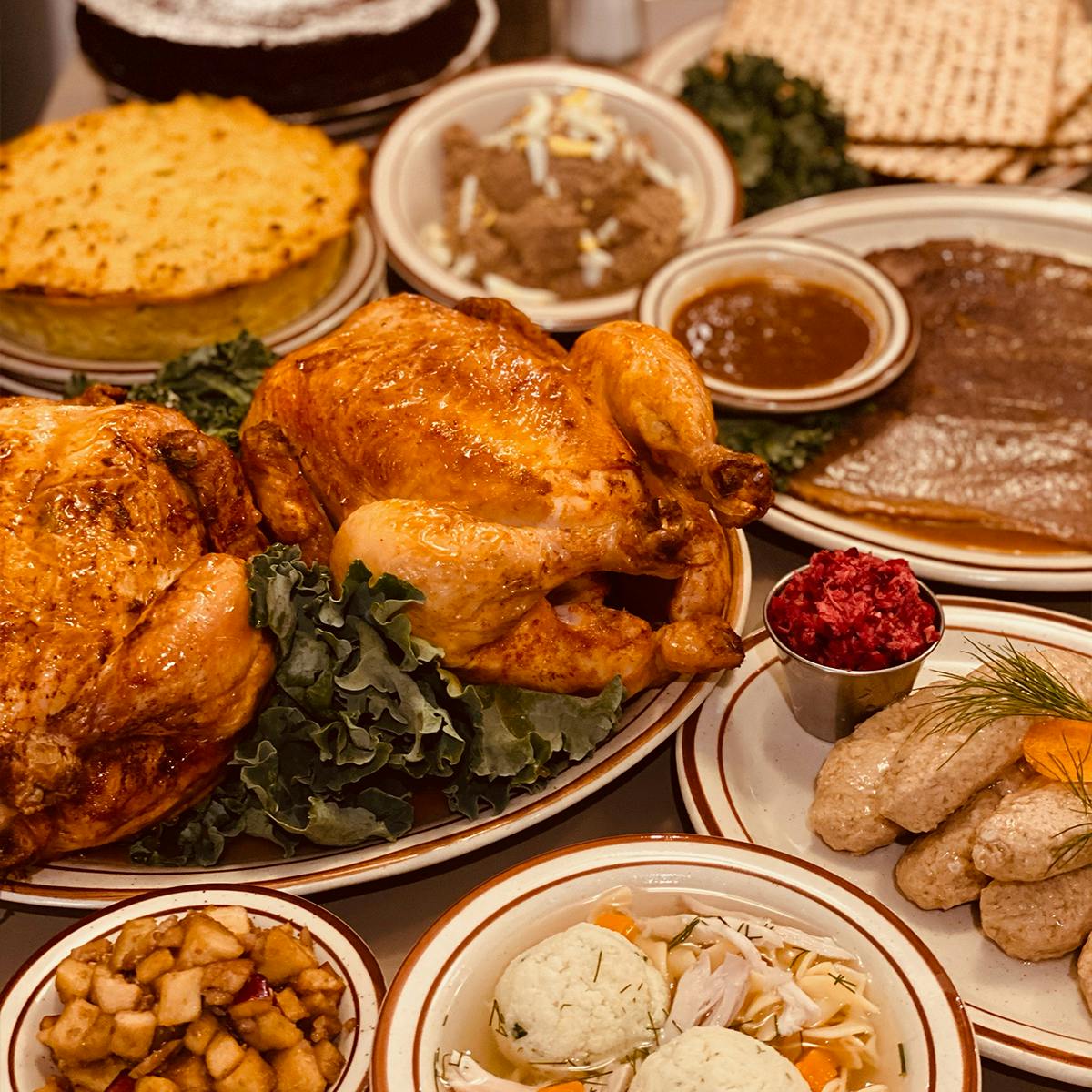 Passover Dinner for 46 by Pastrami Queen Goldbelly