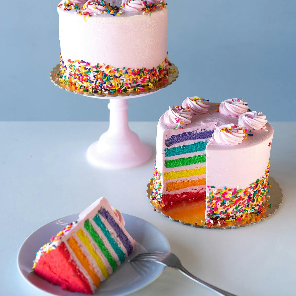 Rainbow Cake Recipe | All Things Mamma