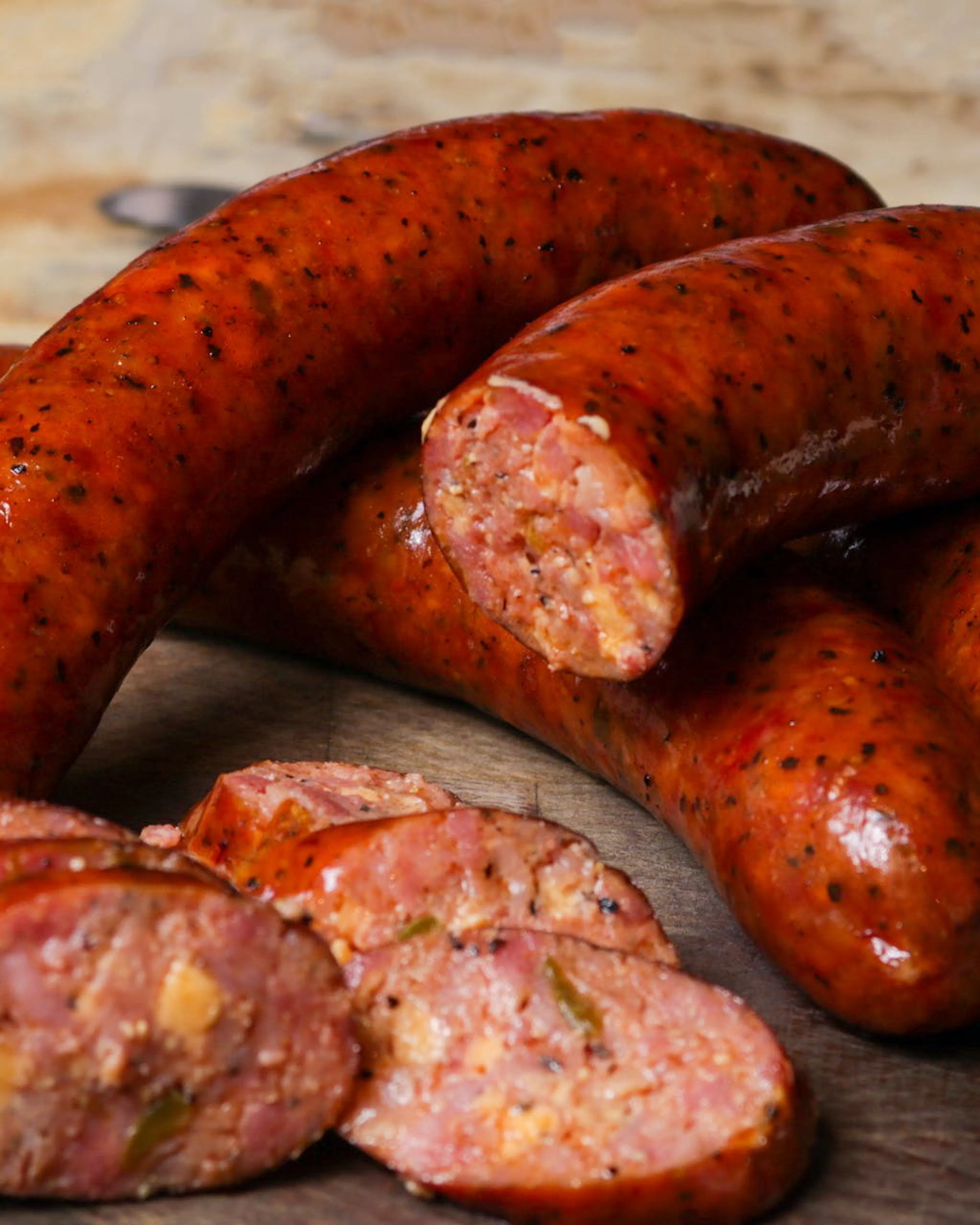 Jalapeno and Cheddar Texas Smoked Sausage