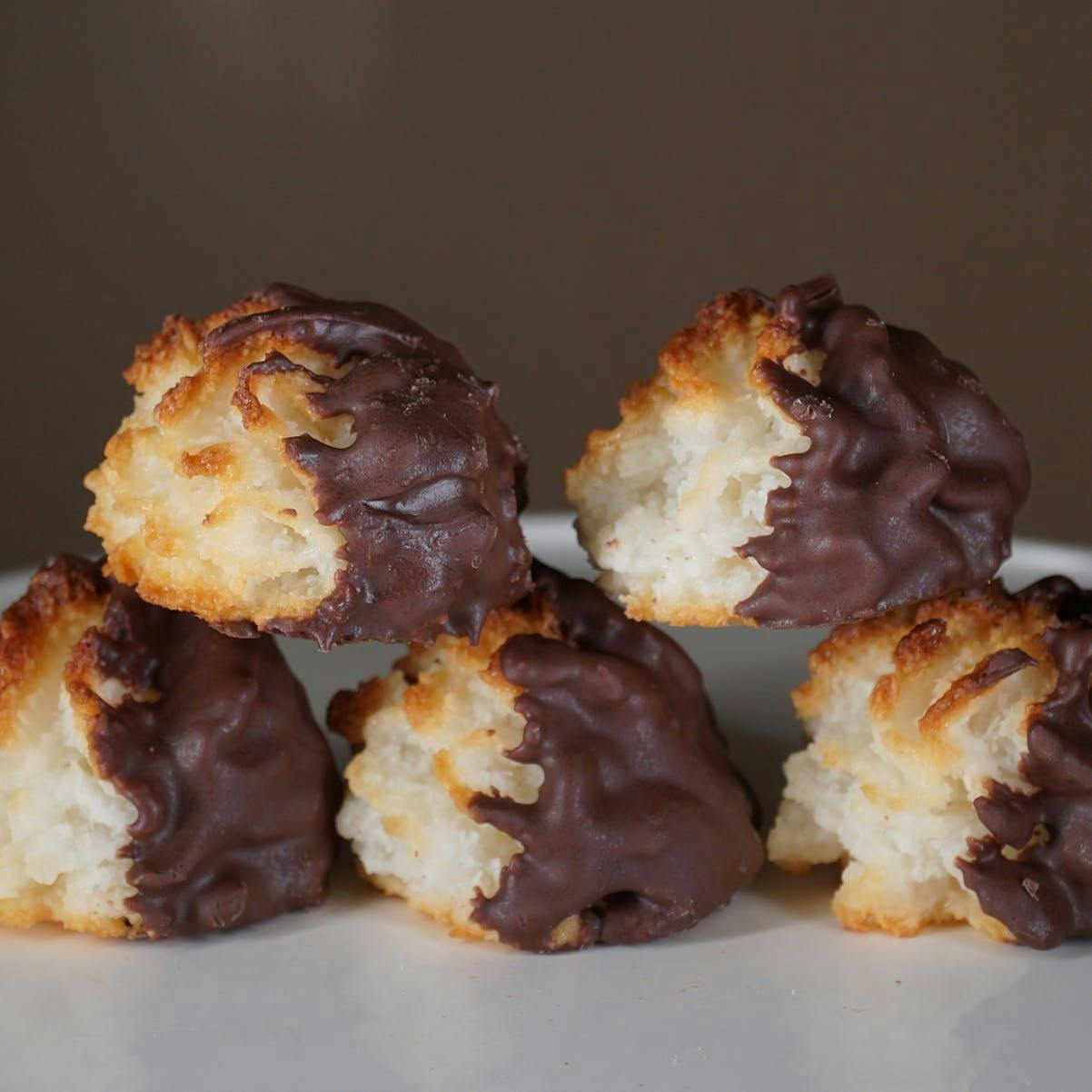 Chocolate Dipped Macaroons - 8 Pack by MacBaby - Alternate image 3