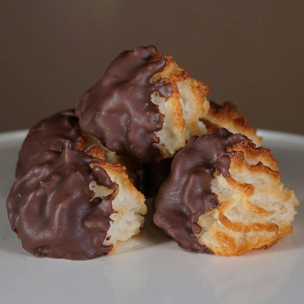Chocolate Dipped Macaroons - 8 Pack by MacBaby - Alternate image 2