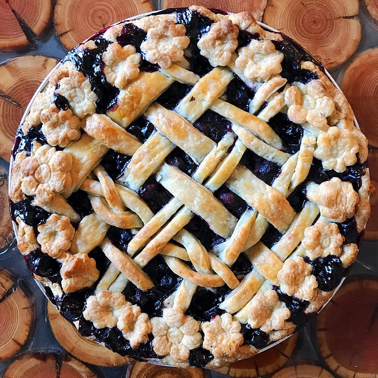 Lemon Blueberry Pie by Piedaho