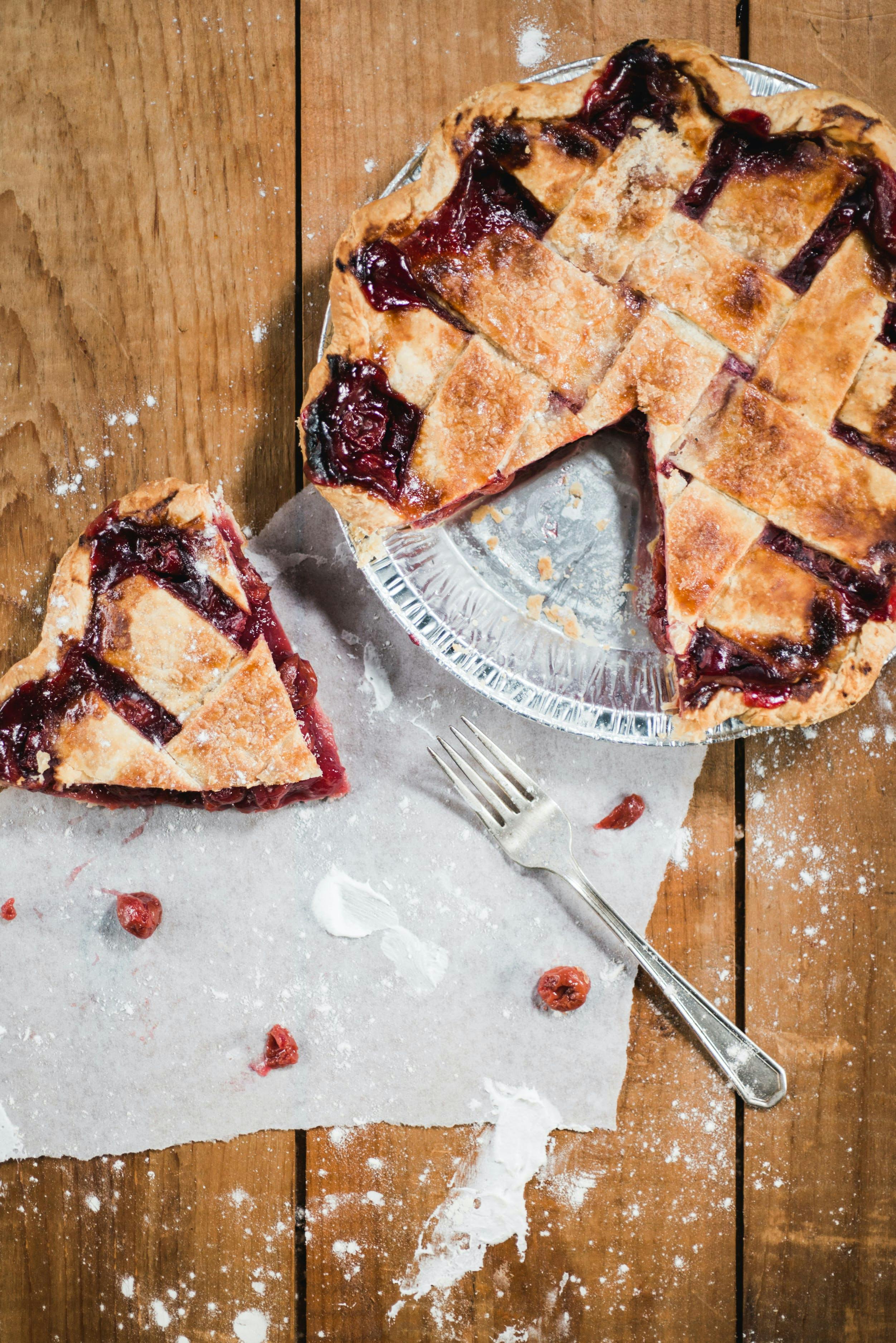 Vegan Cherry Pie by Two Fat Cats Bakery