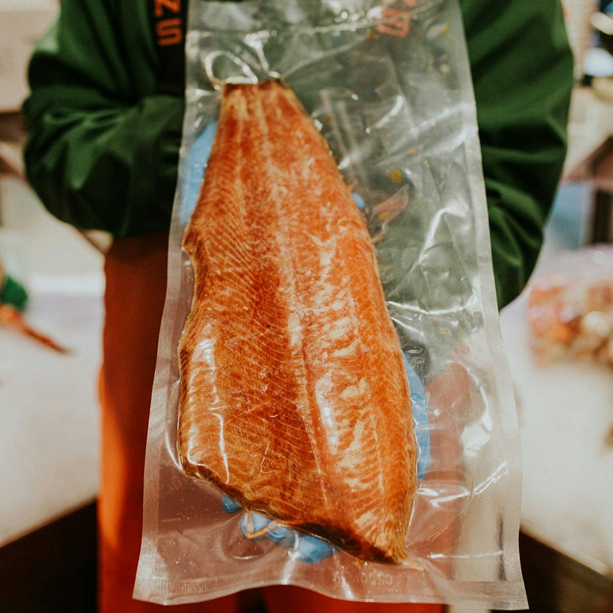 Smoked Copper River King Salmon, Wild, 3/4 lb by Pike Place Fish Market - Alternate image 1