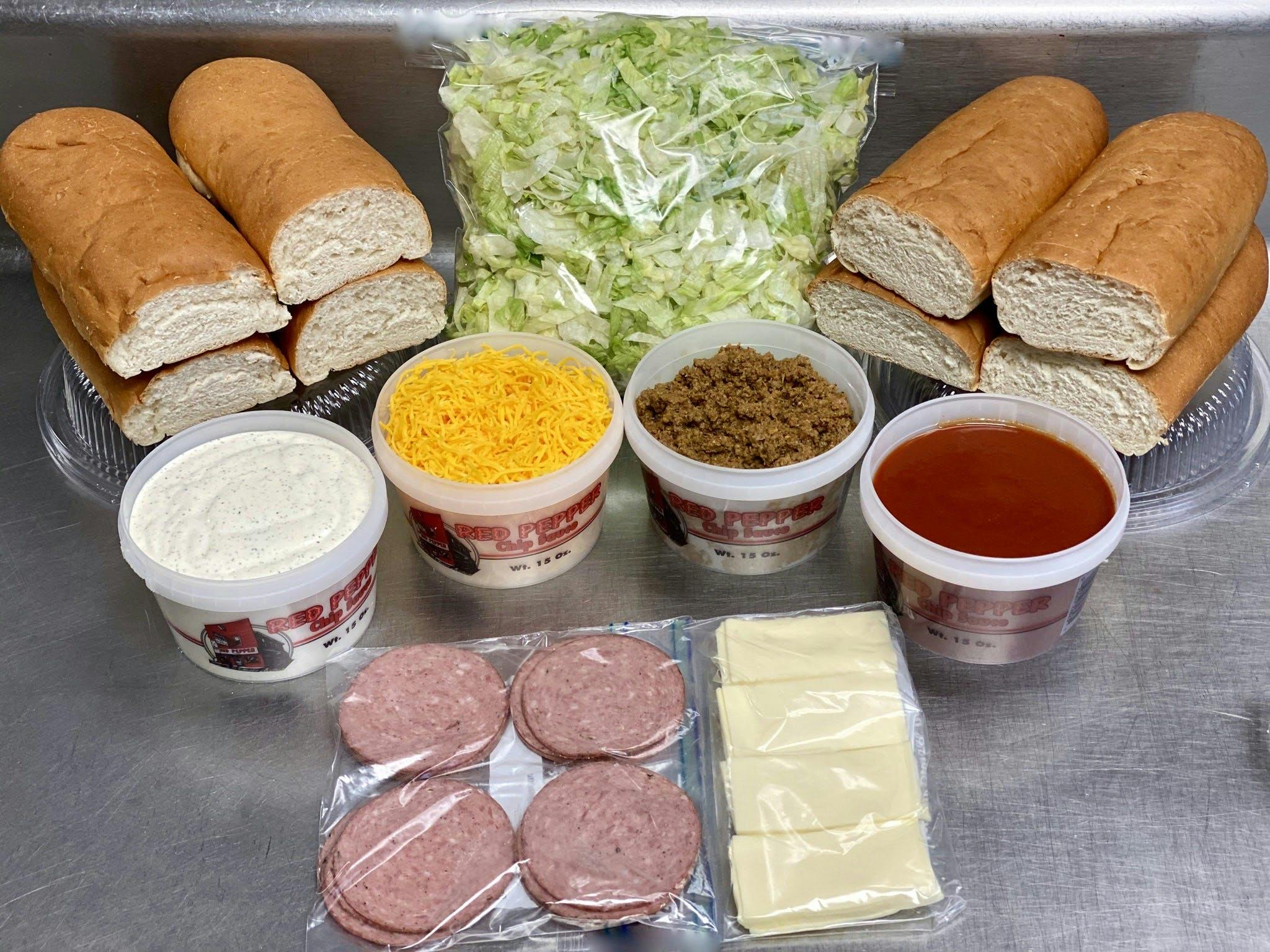 GIANT Salami Grinder Kit - 4 Pack by Red Pepper - Alternate image 2