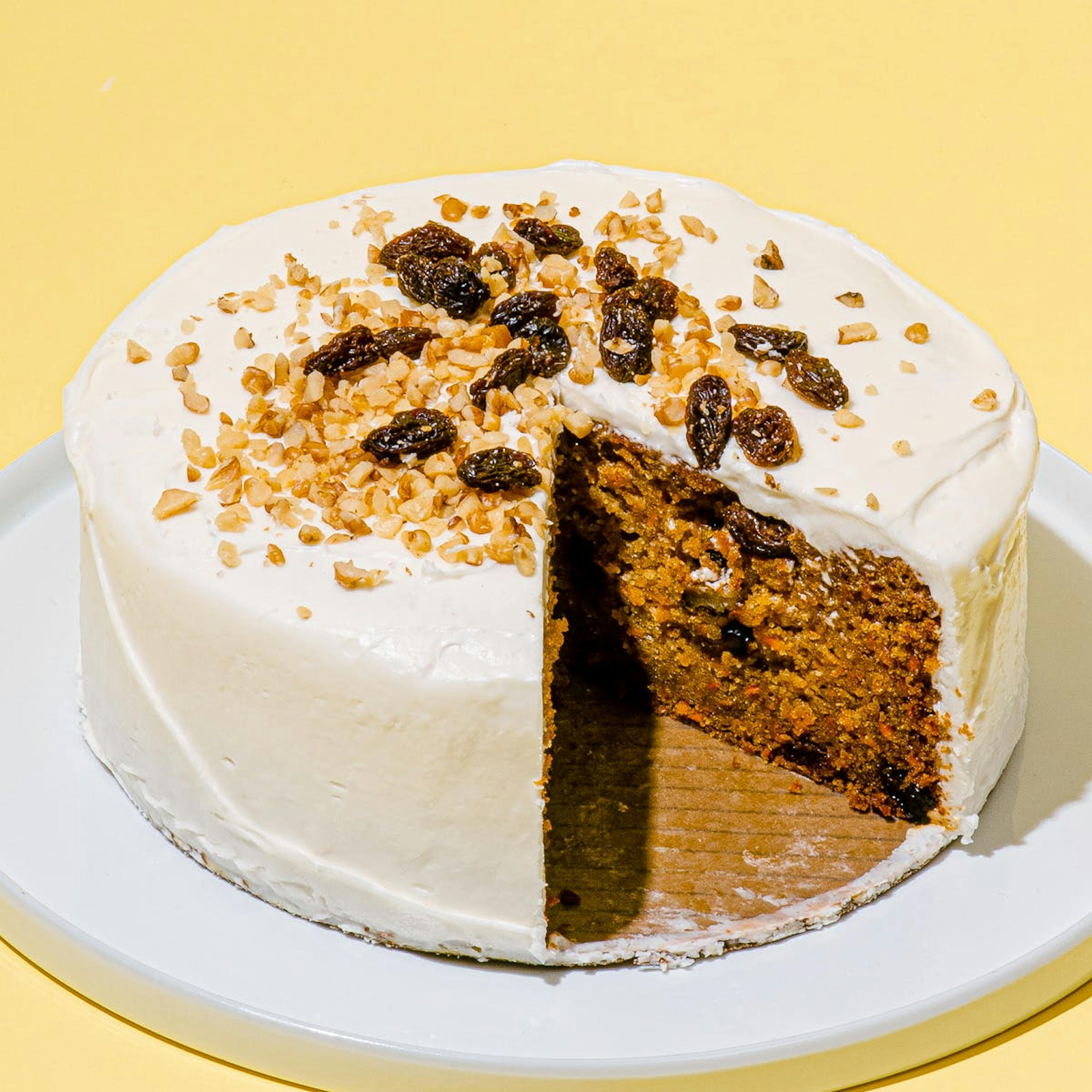 Famous Carrot Cake with Nuts & Raisins by Lloyd’s Carrot Cake