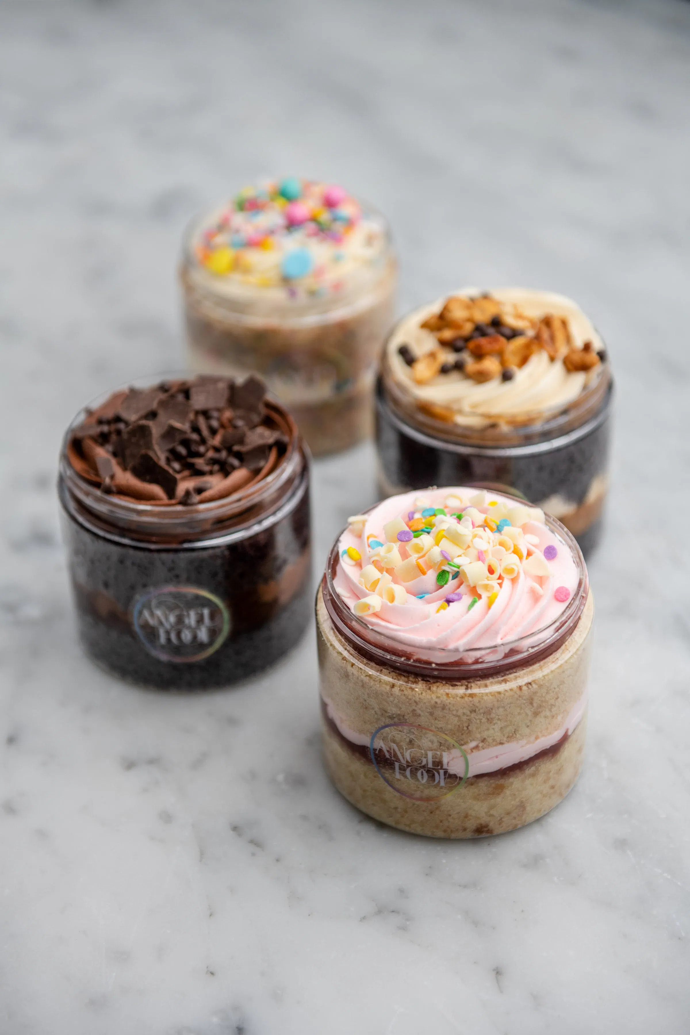Angel Food Bakery - Lazy Cake Jars - Choose Your Own 4 Pack