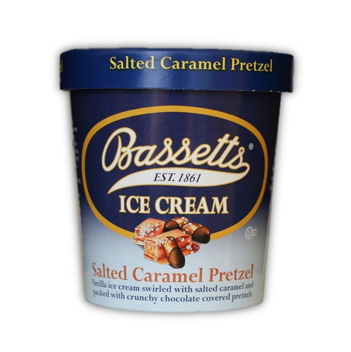 Salted Caramel Pretzel Ice Cream - 6 Pints by Bassetts Ice Cream - Alternate image 3