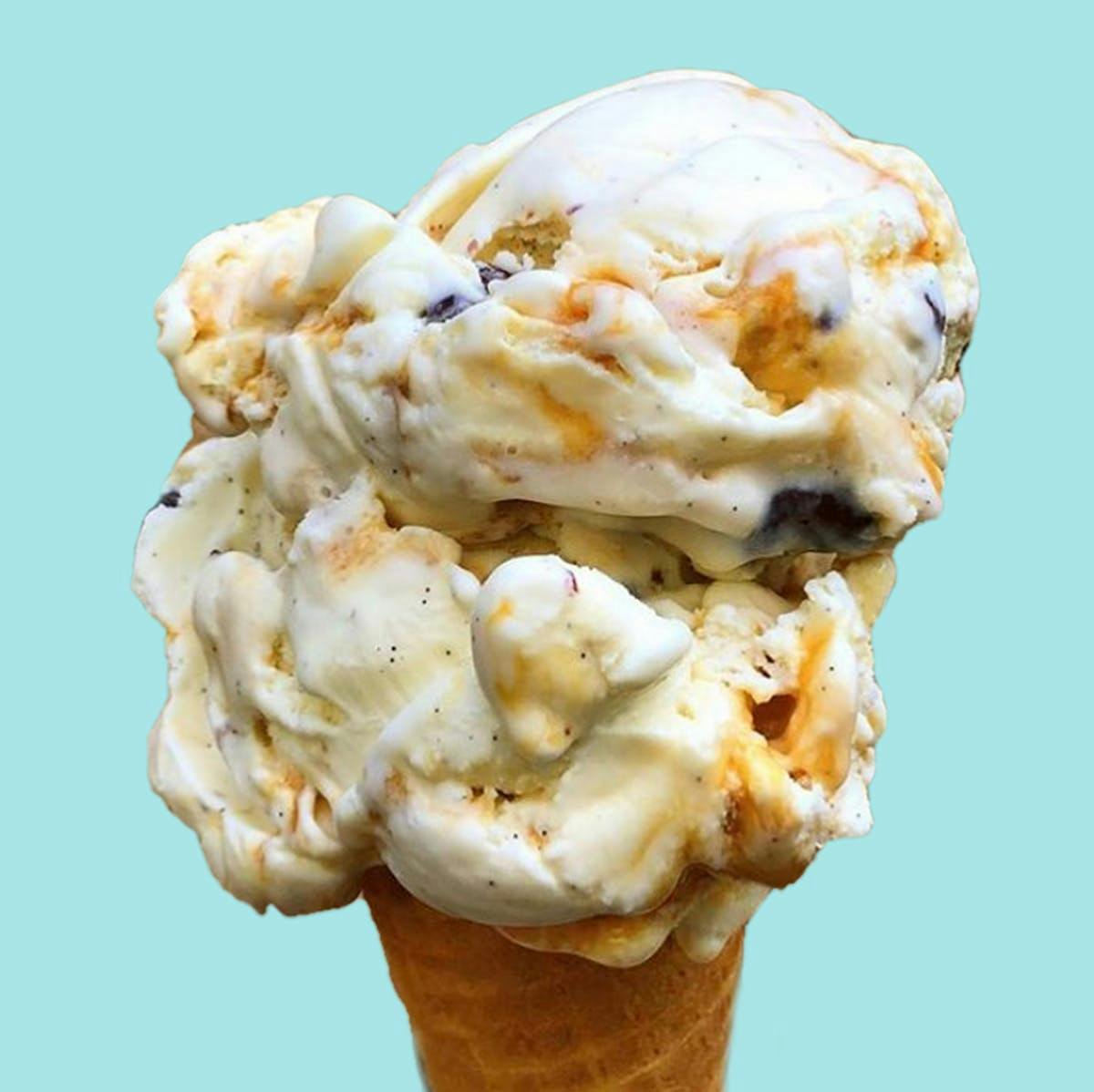 Salted Caramel Pretzel Ice Cream - 6 Pints by Bassetts Ice Cream - Alternate image 2