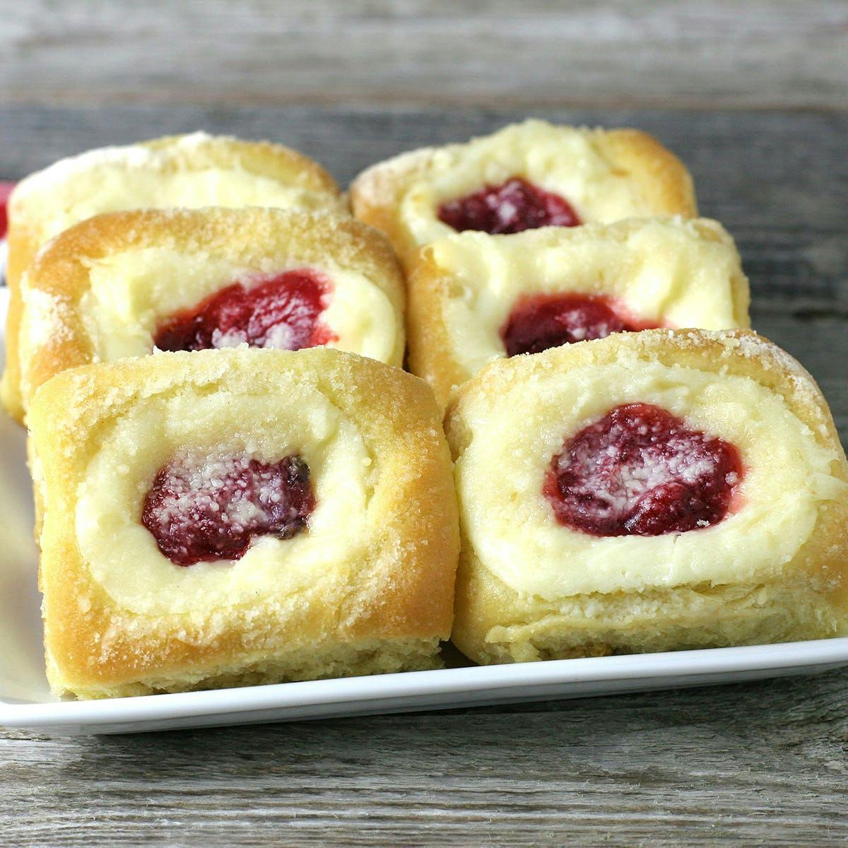 Strawberry Cream Kolaches by Weikel's Bakery