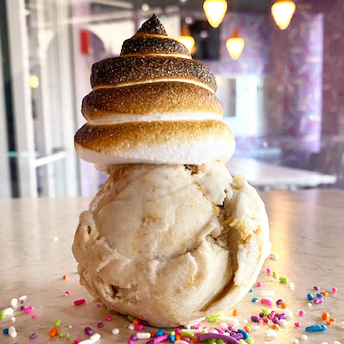 Vegan Meringue Topped Ice Cream Sampler - 6 Pints by Bona Bona Ice Cream - Alternate image 1