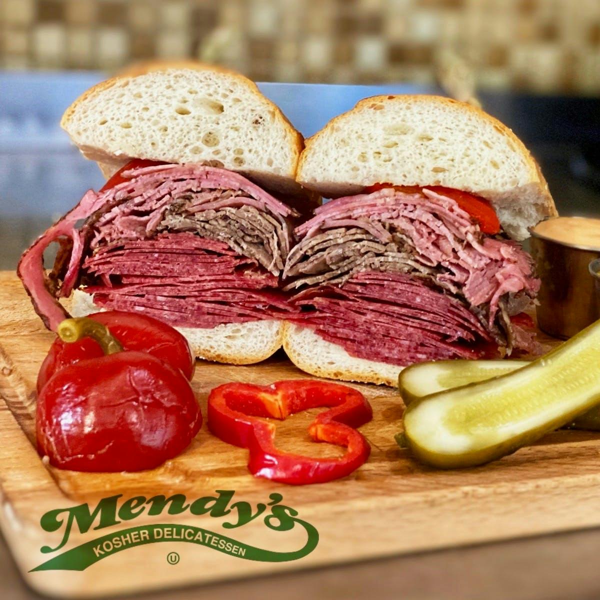 The Larry David Sandwich Kit for 6 to 8 by Mendy's Kosher Delicatessen