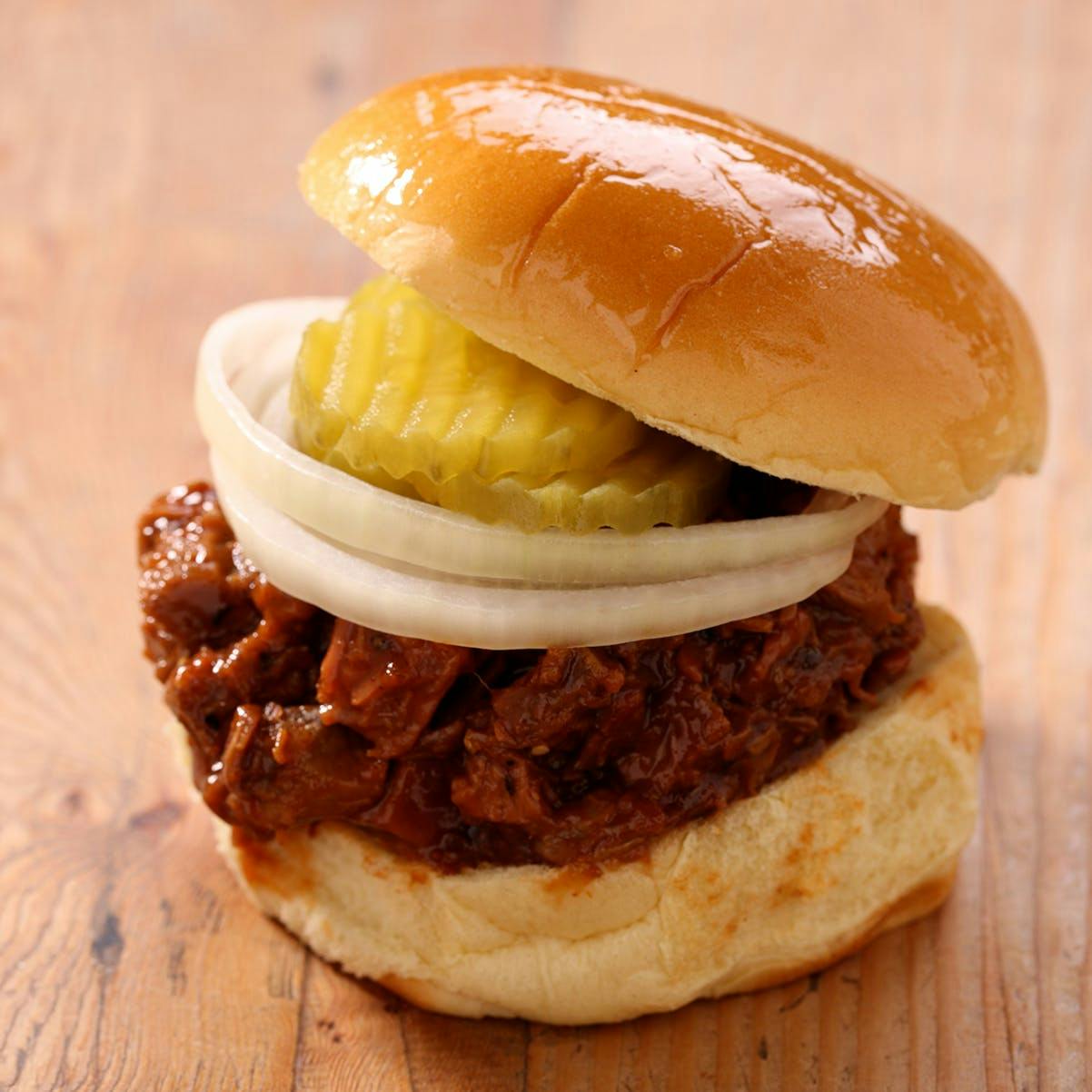 Chopped BBQ Brisket Sandwich Kit for 8 by Hill Country Barbecue Market