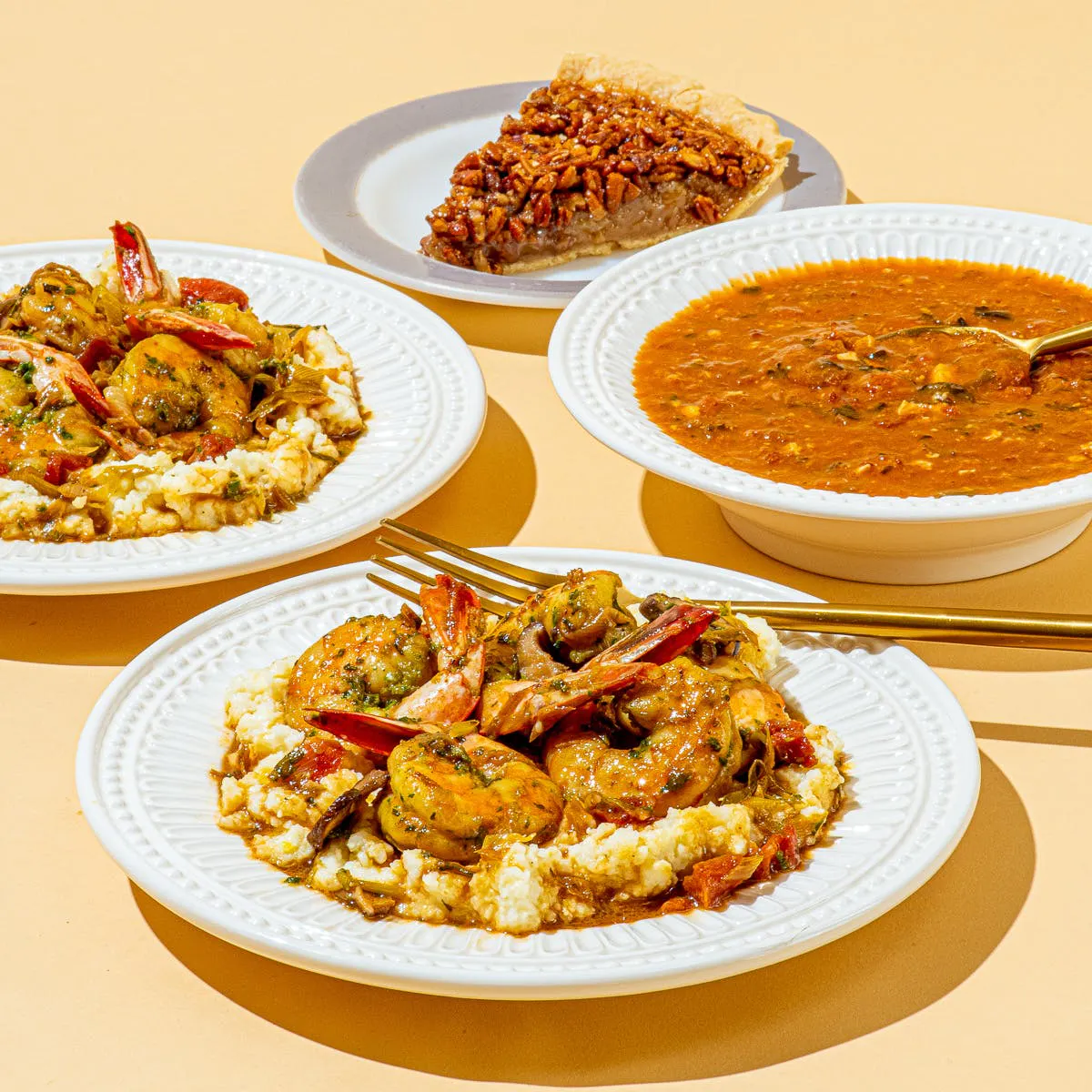 Commander's Palace Three-Course Shrimp & Grits Dinner for 2 by Commander's Palace