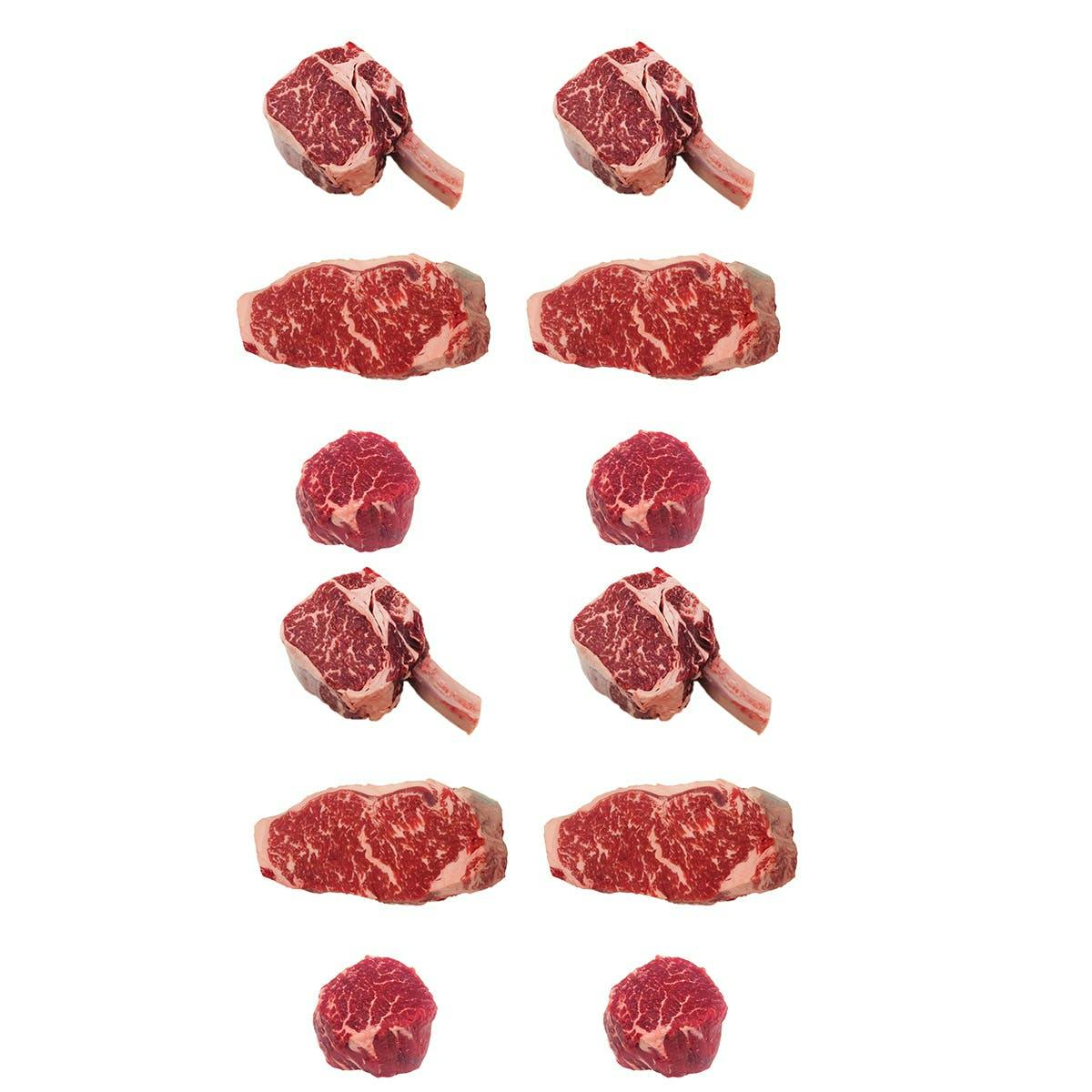 STK Master - 4 Strip Steaks, 4 Filets, + 4 Ribeyes by STK Steakhouse