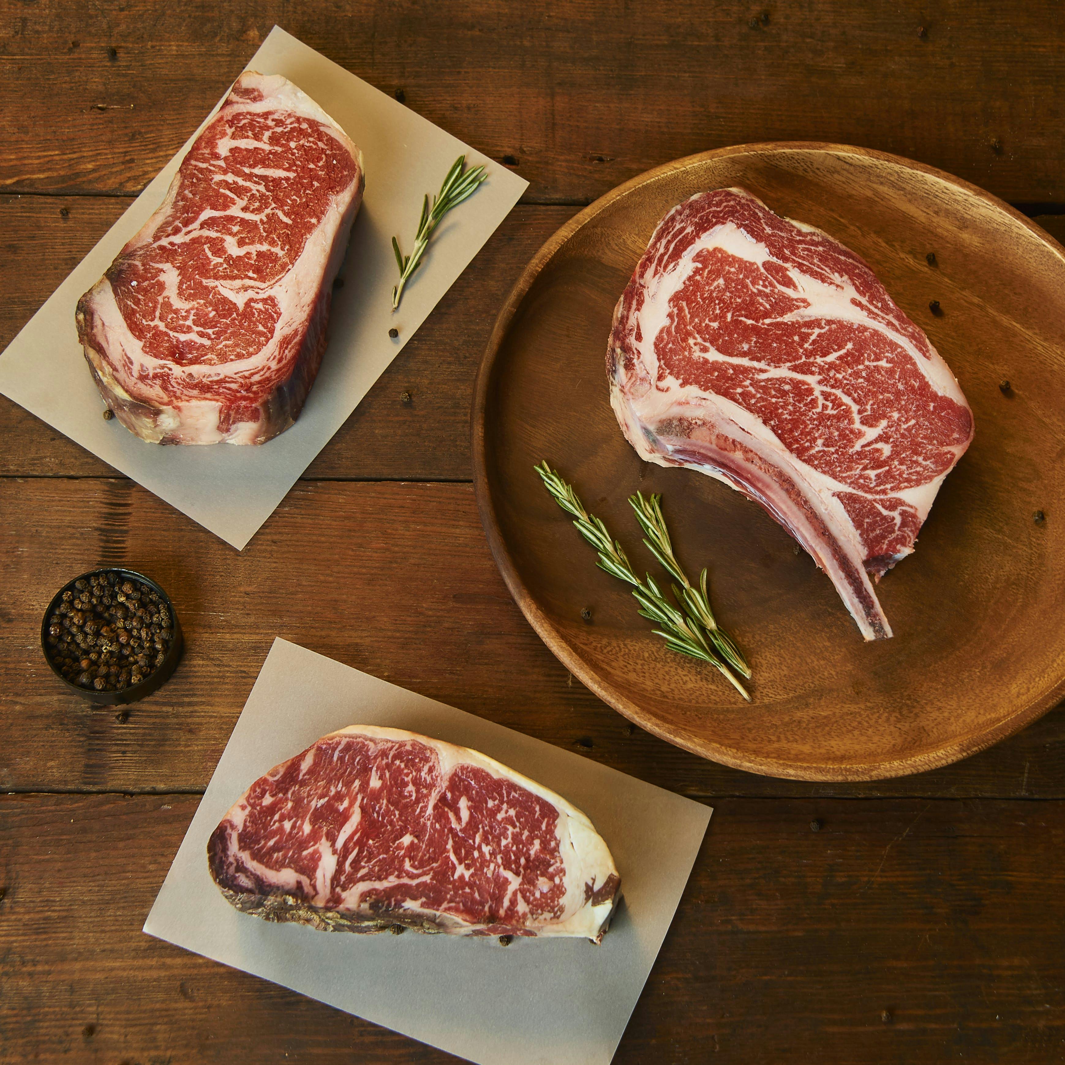 Dry-Aged Prime Steak Sampler - 6 Pack by Meats by Linz