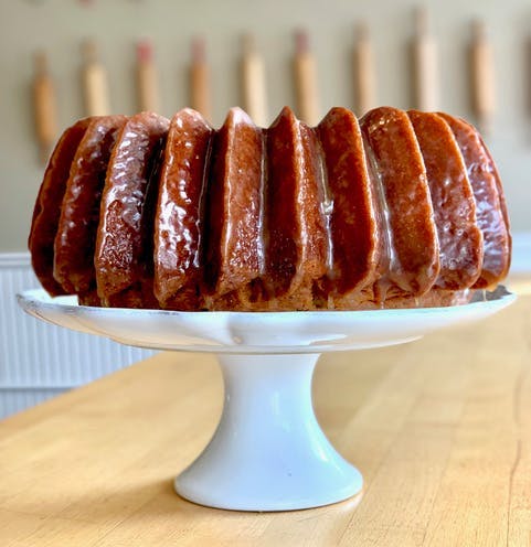 Caramel Pecan Cake by Red Truck Bakery