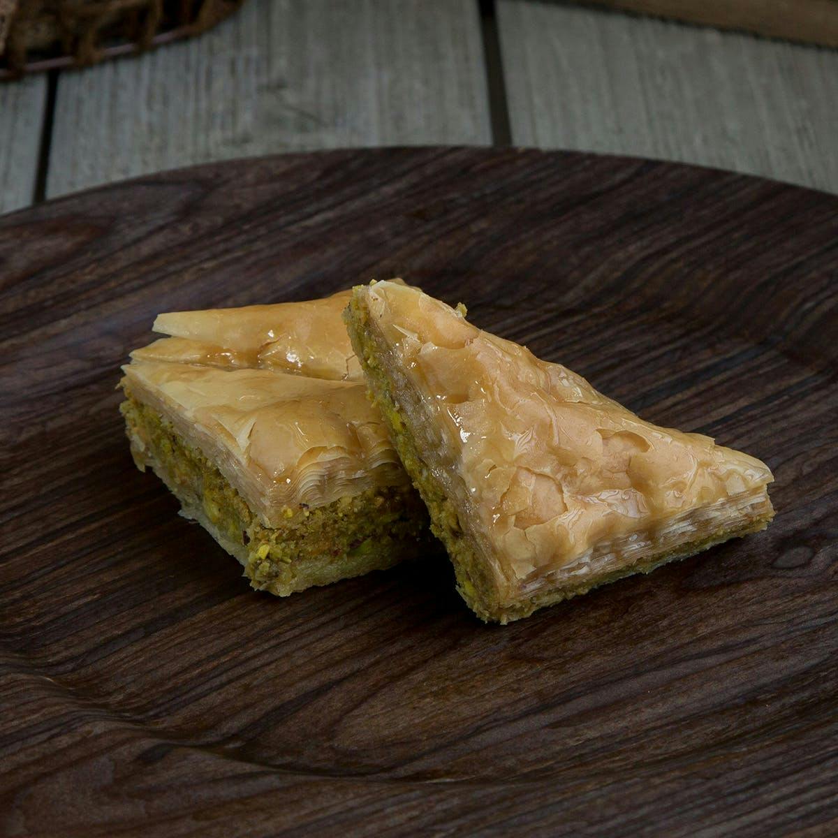 Pistachio Baklava Full Tray - 60 Pieces by Shatila Bakery