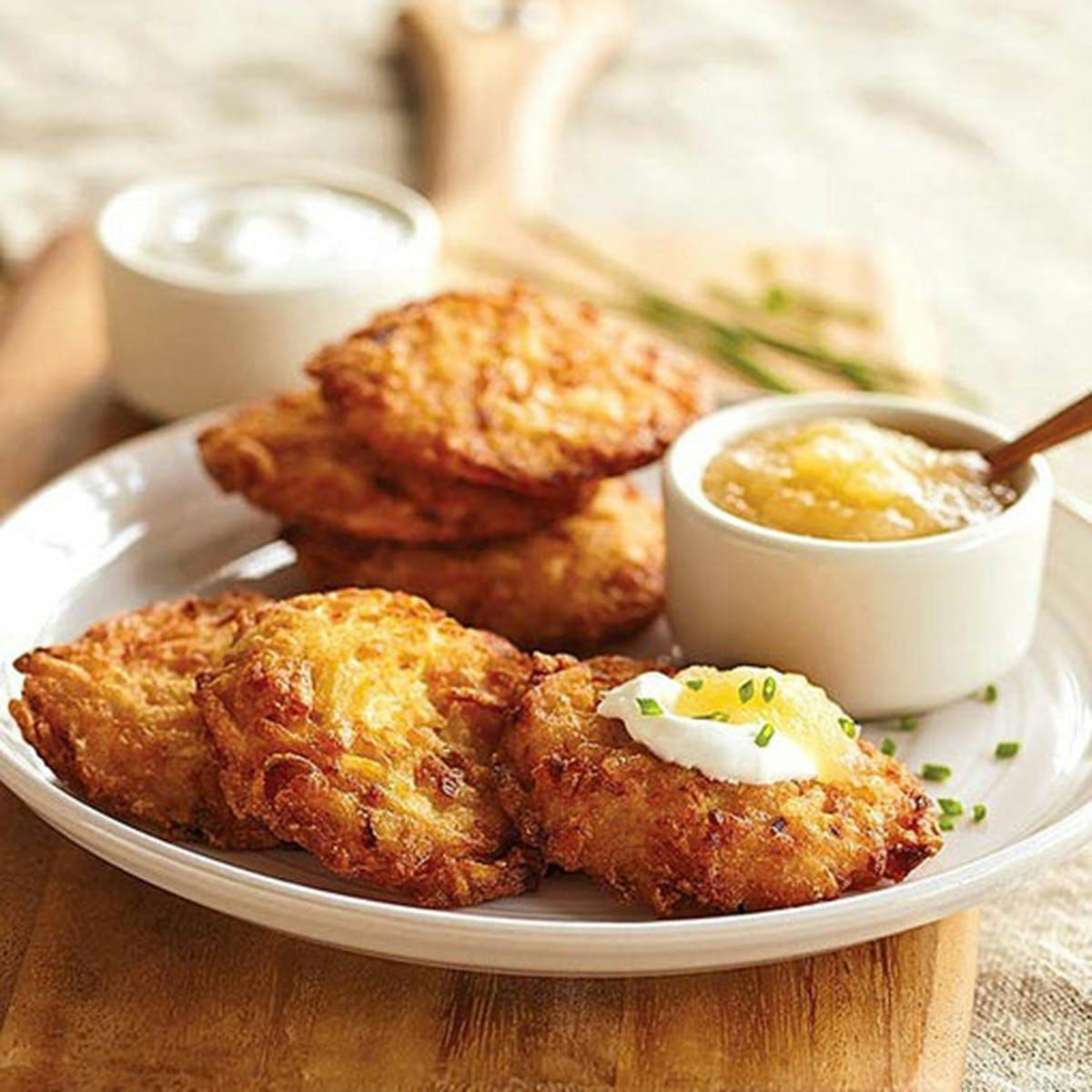 Original Large Gluten-Free Vegan Latkes - 24 Pack by Linda's Gourmet Latkes