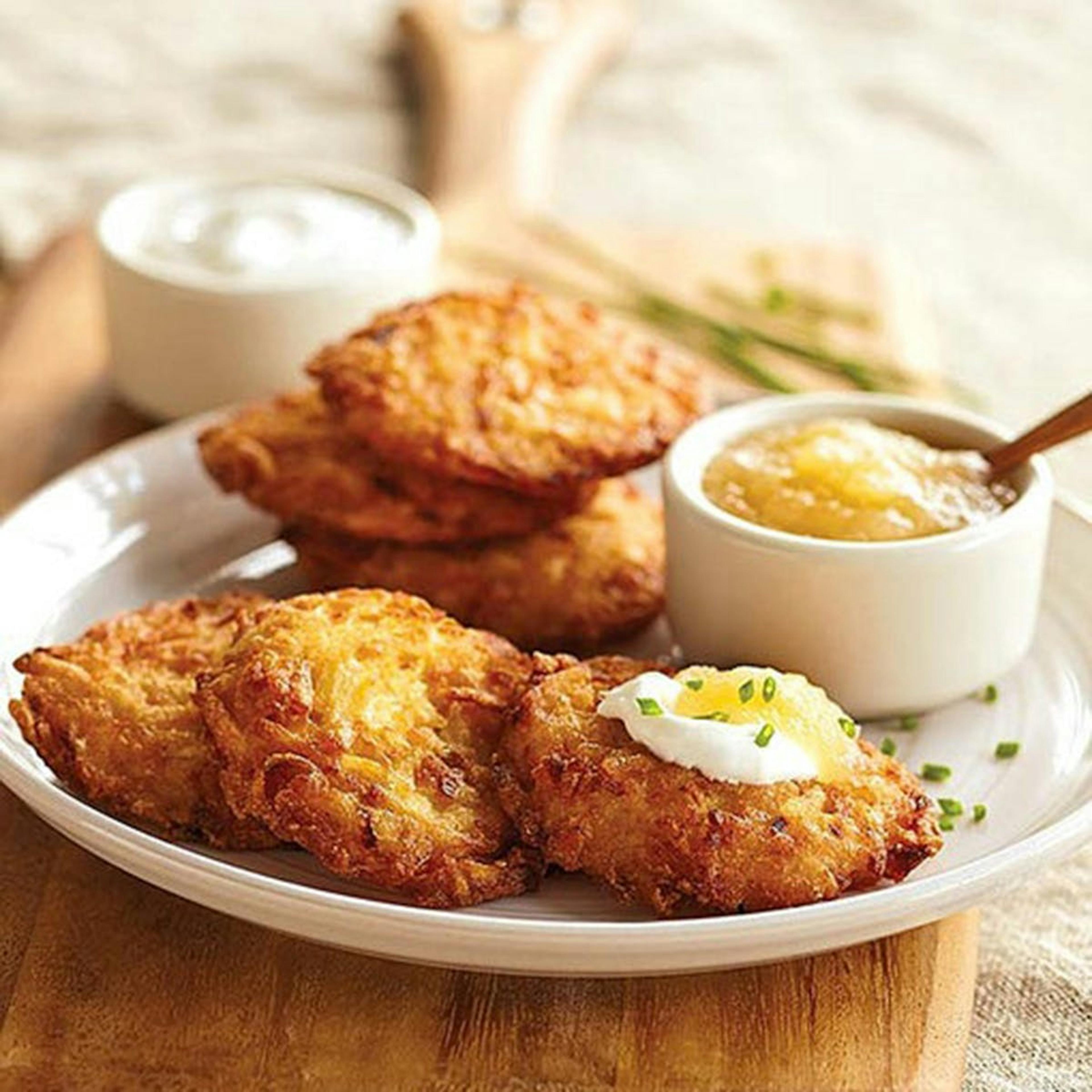 Original Large Gluten-Free Vegan Latkes - 24 Pack by Linda's Gourmet Latkes