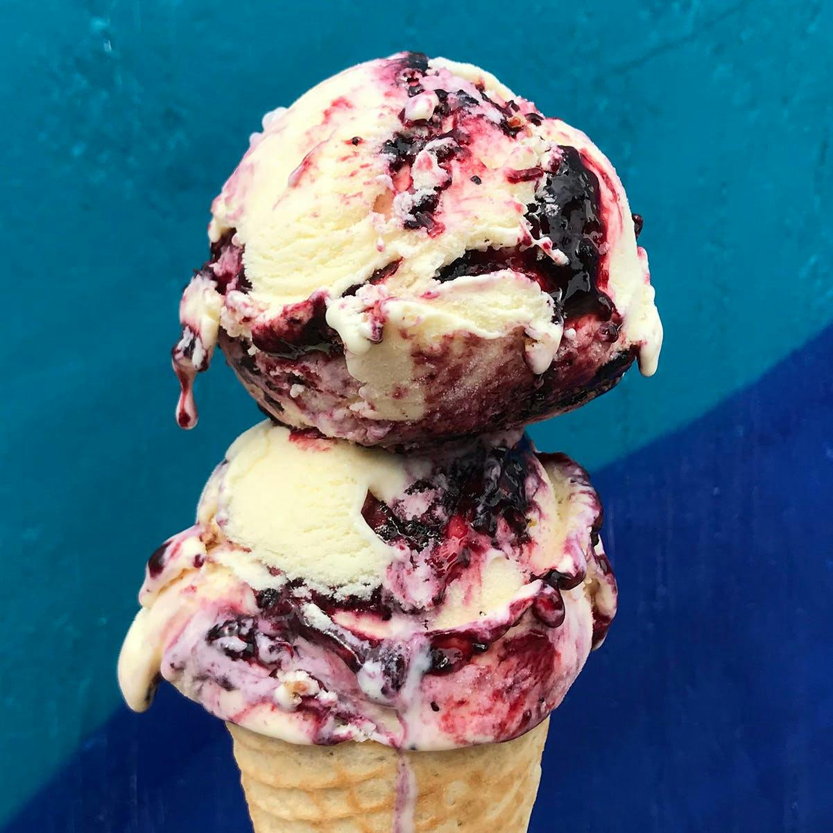 Chairperson of the Board Blueberry Cream Cheese Ice Cream - 4 Pints by Sugar Hill Creamery - Alternate image 1