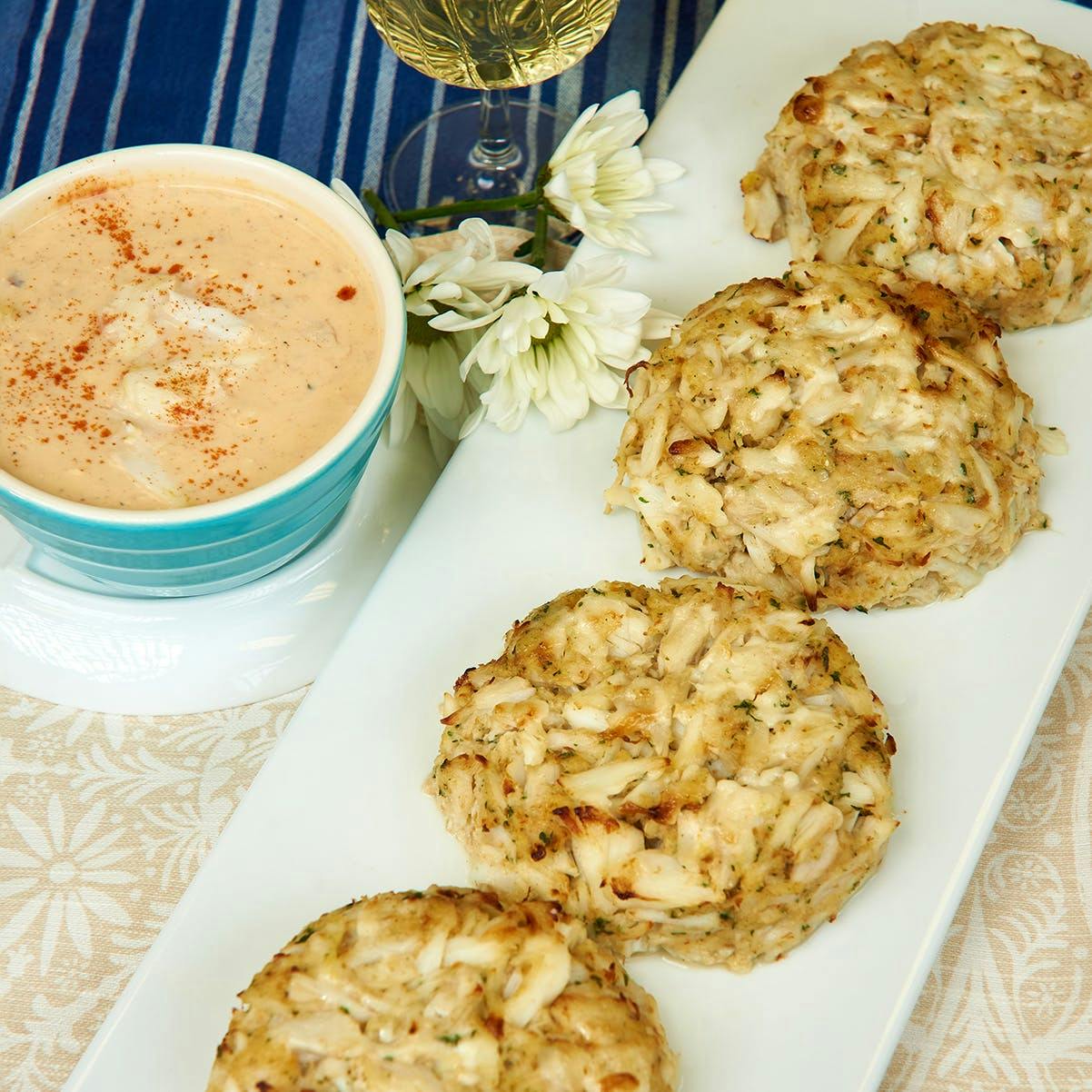 Jumbo Lump Crab Cakes - 4 Oz. Size by Angelina's of Maryland - Goldbelly