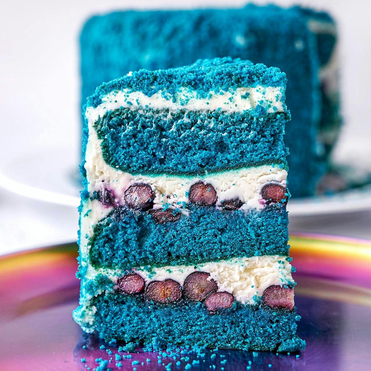 Blue Velvet Cake - Grandbaby Cakes
