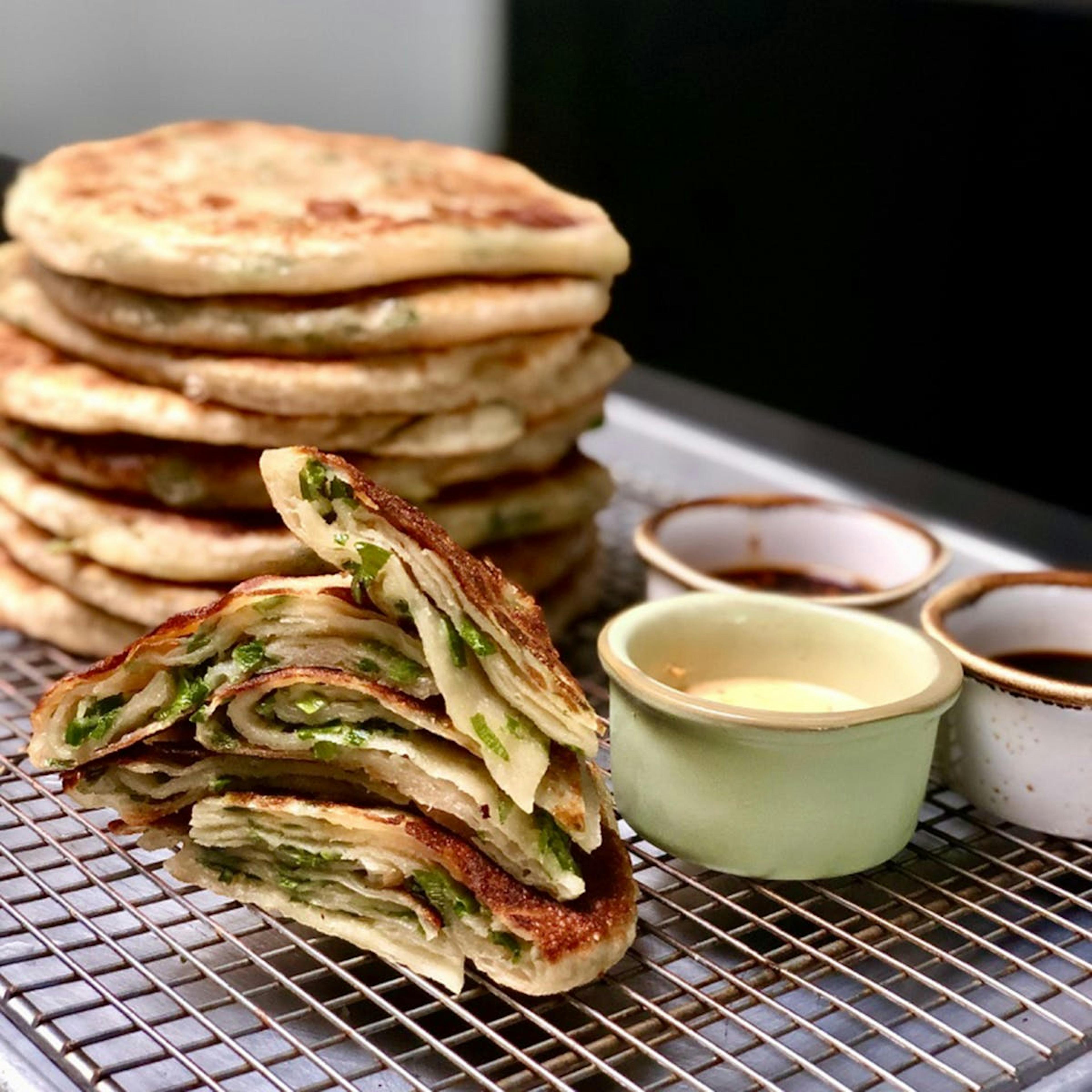 Hand Made Chinese Scallion Pancakes - 8 Pack by Shirley Chung's Ms. Chi - Alternate image 1