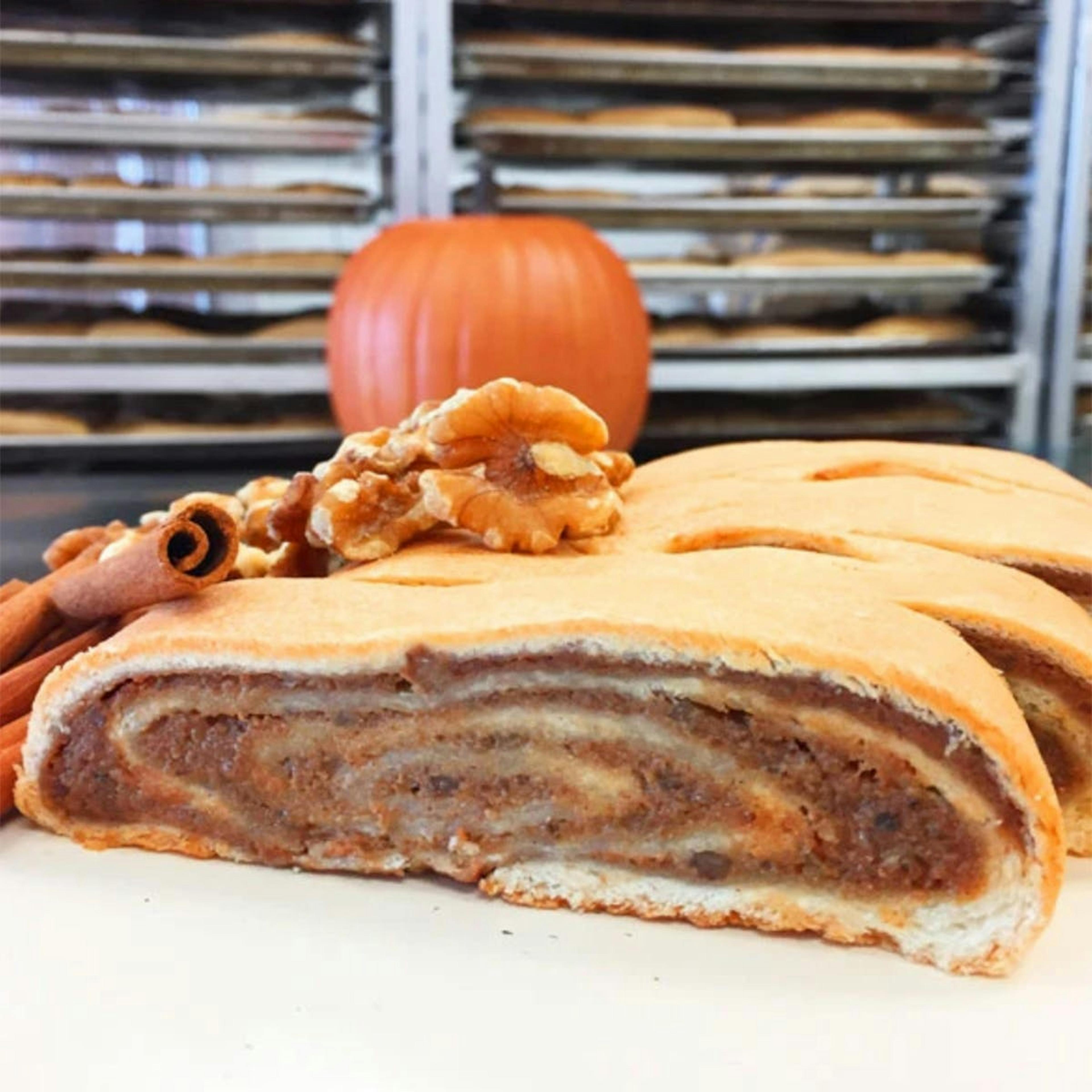 Limited Edition Pumpkin Walnut Kolachi Roll by Butter Maid Bakery