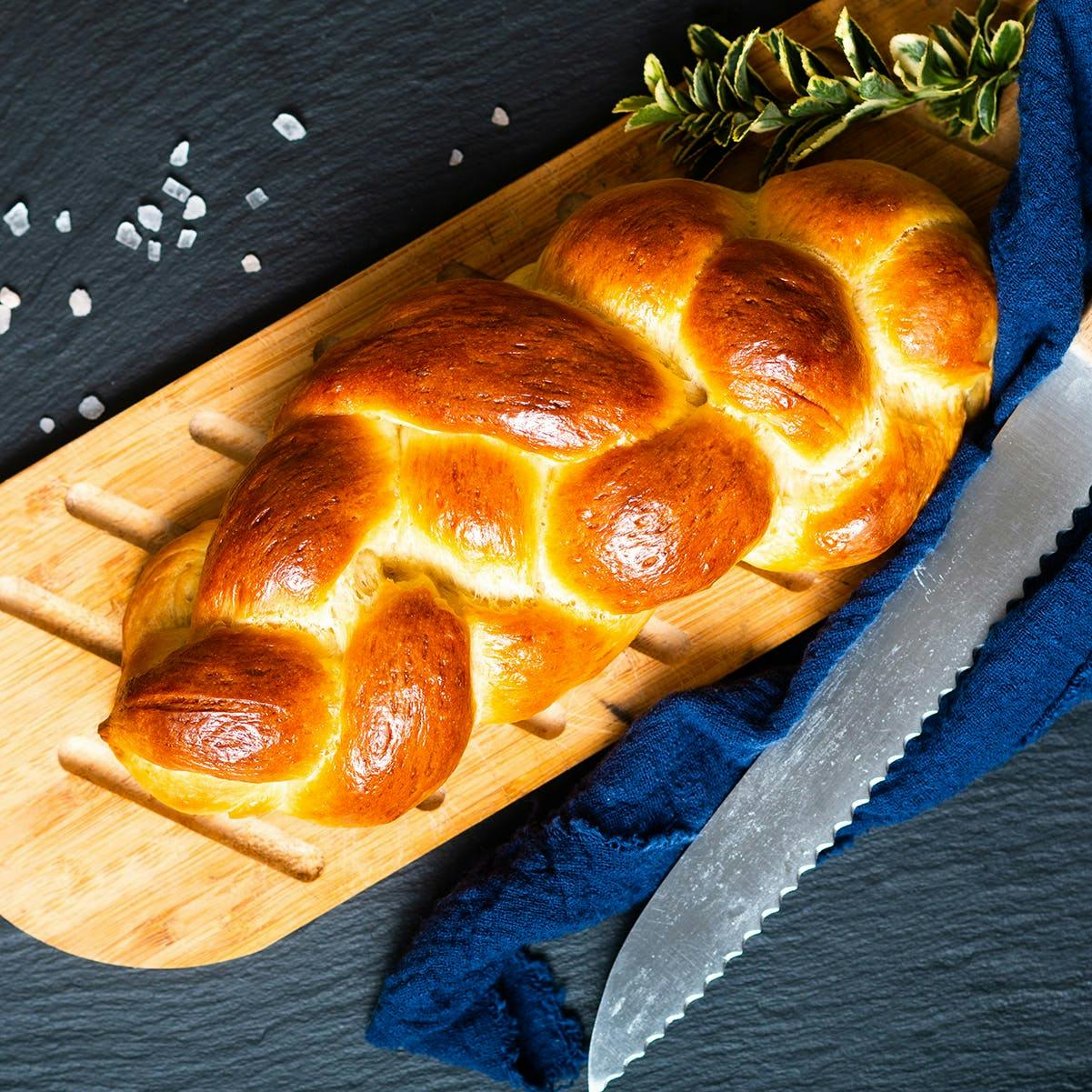 Kosher Frozendorf Ready-to-Bake Braided Challah - 2 Pack by Charm City Kosher - Alternate image 1