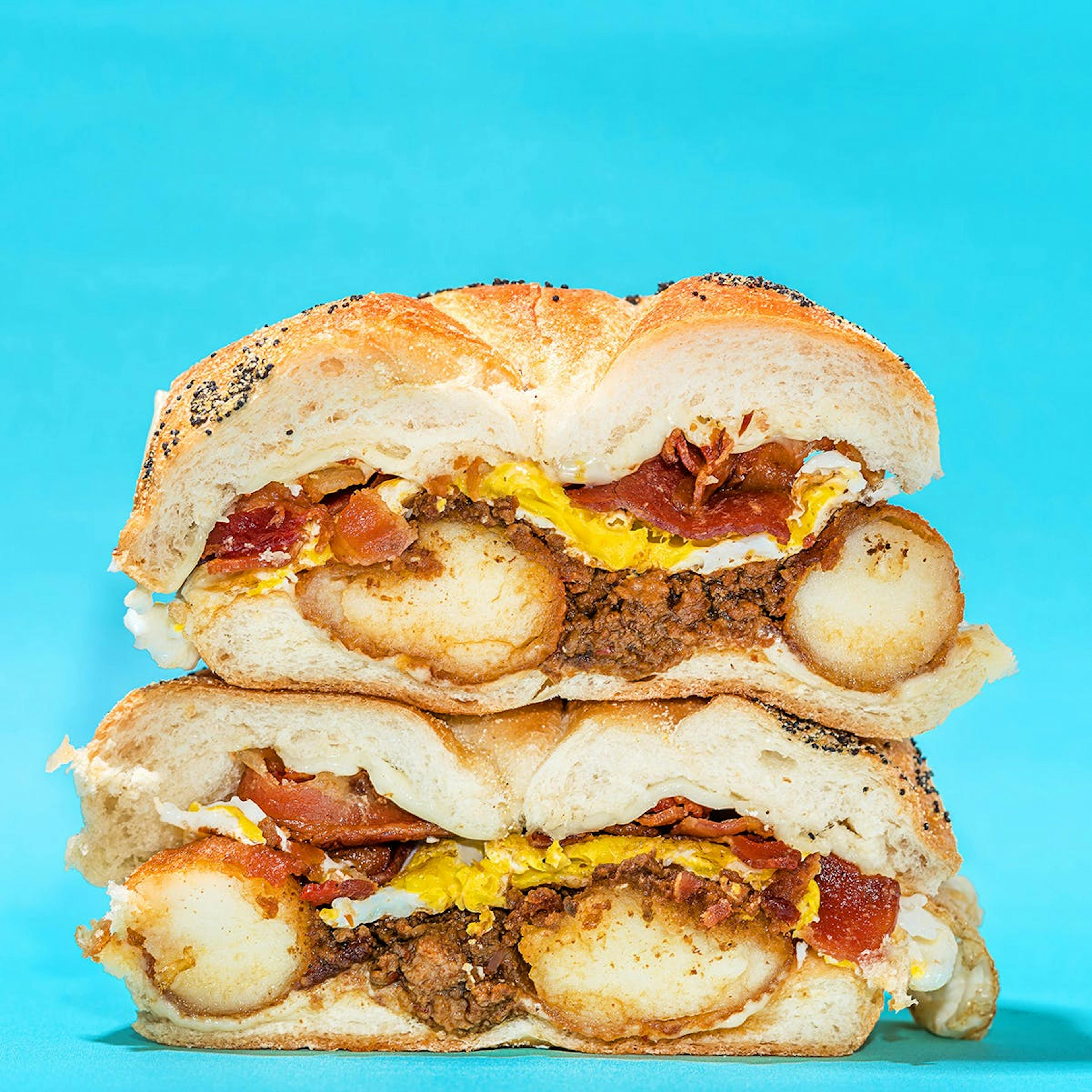"World's Best" Hotsy Breakfast Sandwich Kit for 6 by Garden Catering