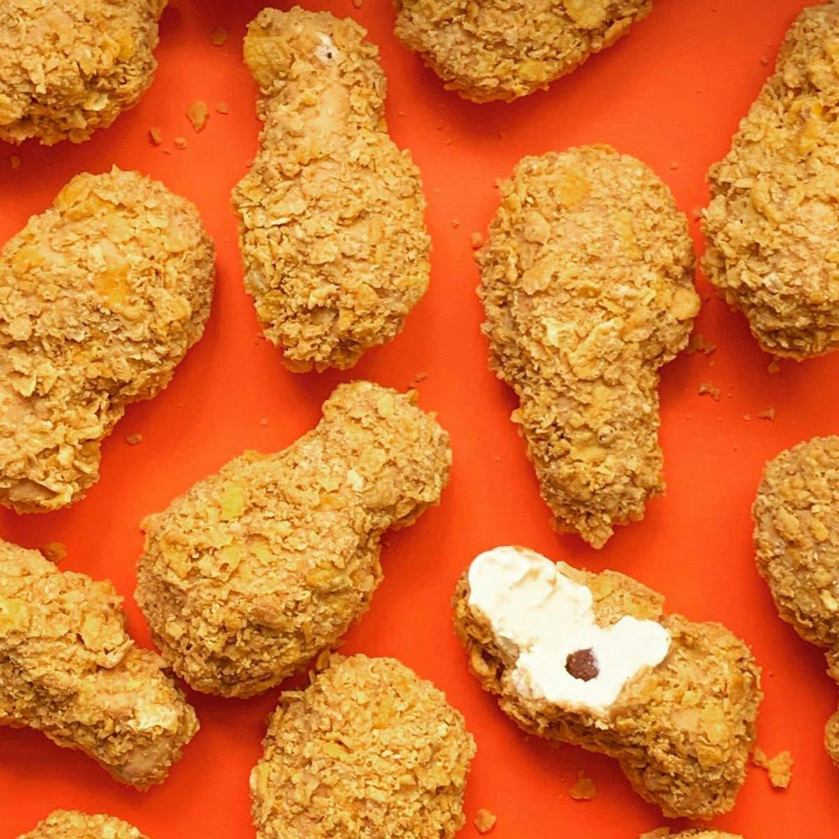 Fried chicken ice cream review 🤤❤️🍗 #chickenicecream