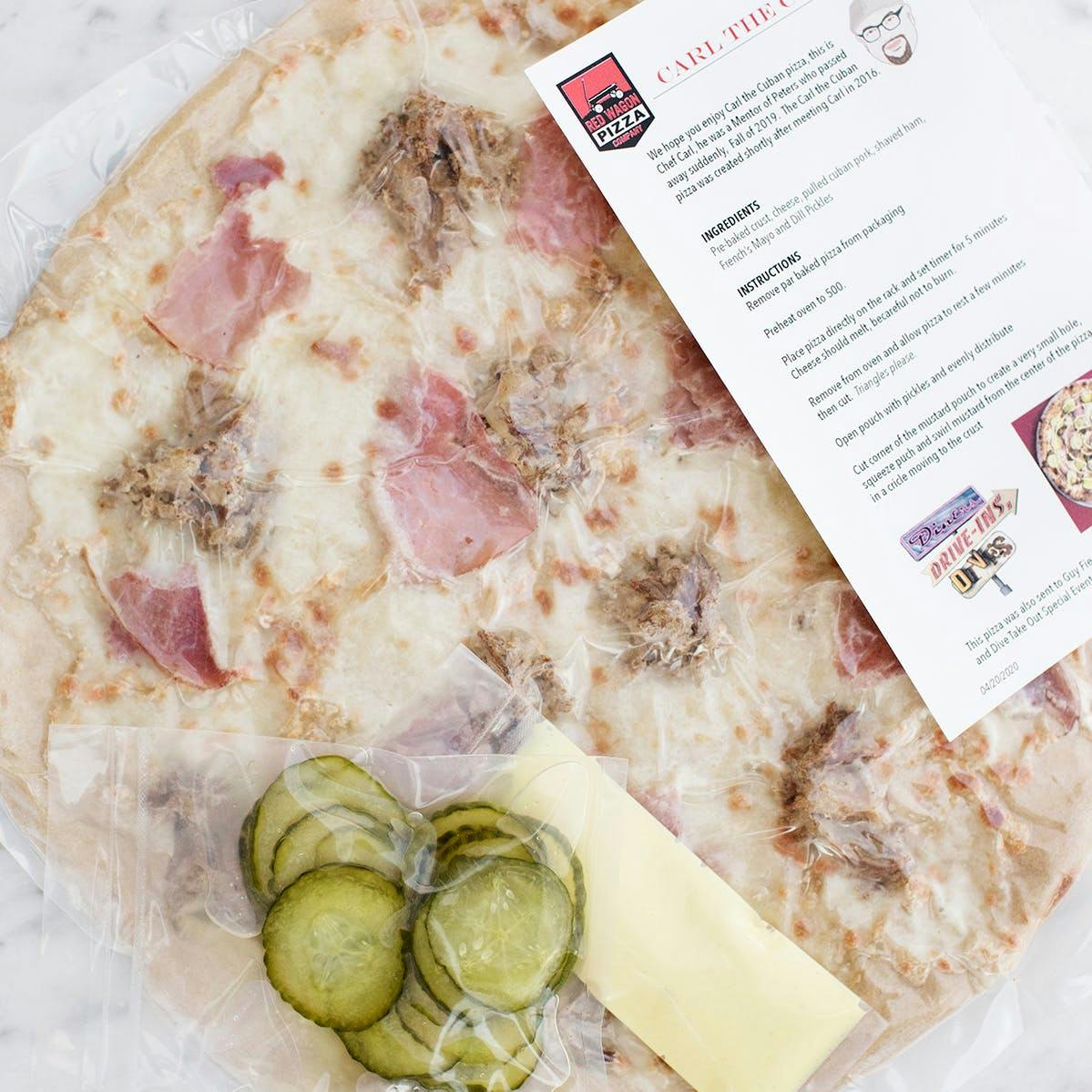 Carl The Cuban Pizza - 4 Pack by Red Wagon Pizza - Alternate image 4