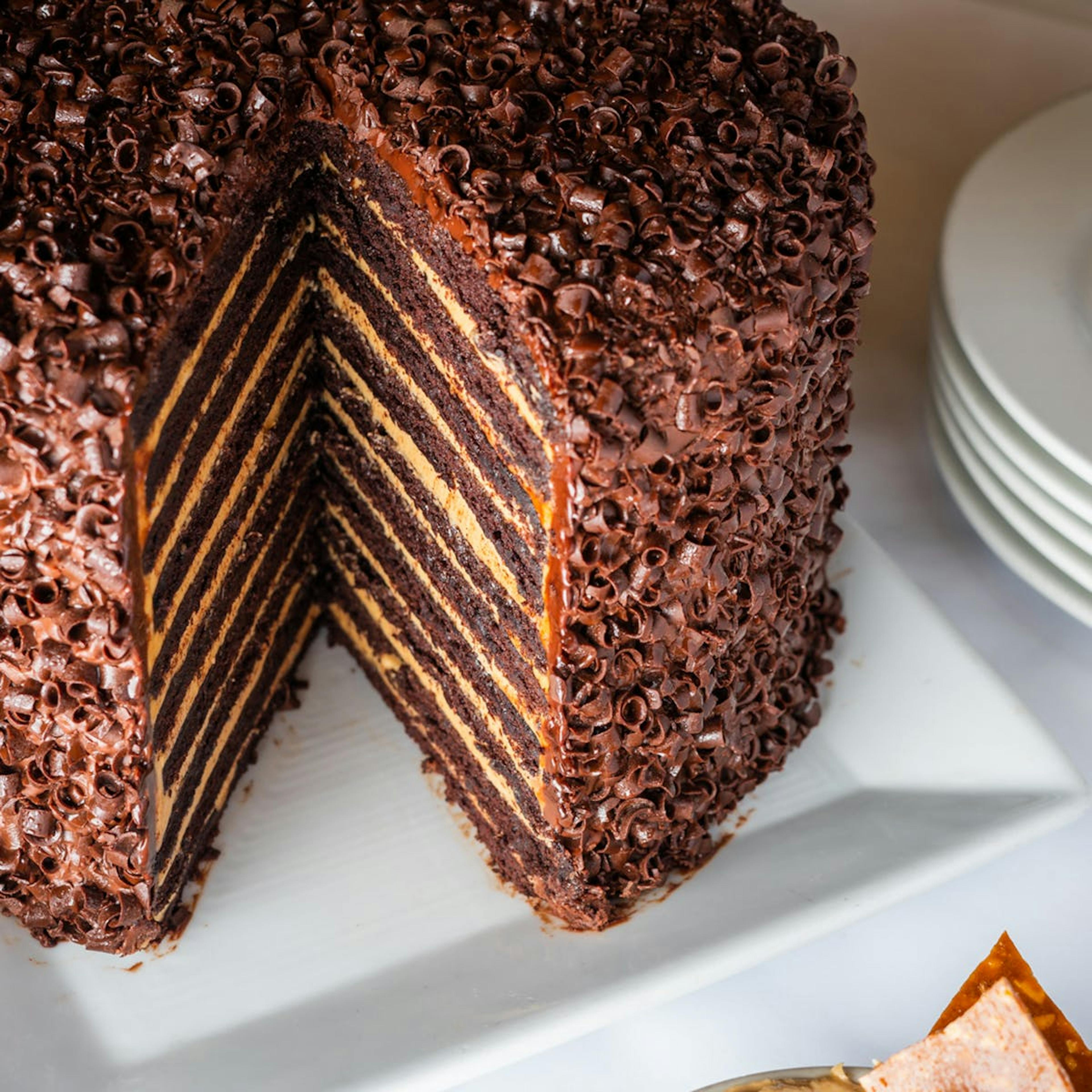 GIANT 20 Layer Chocolate Peanut Butter Cake by LAVO - Alternate image 2