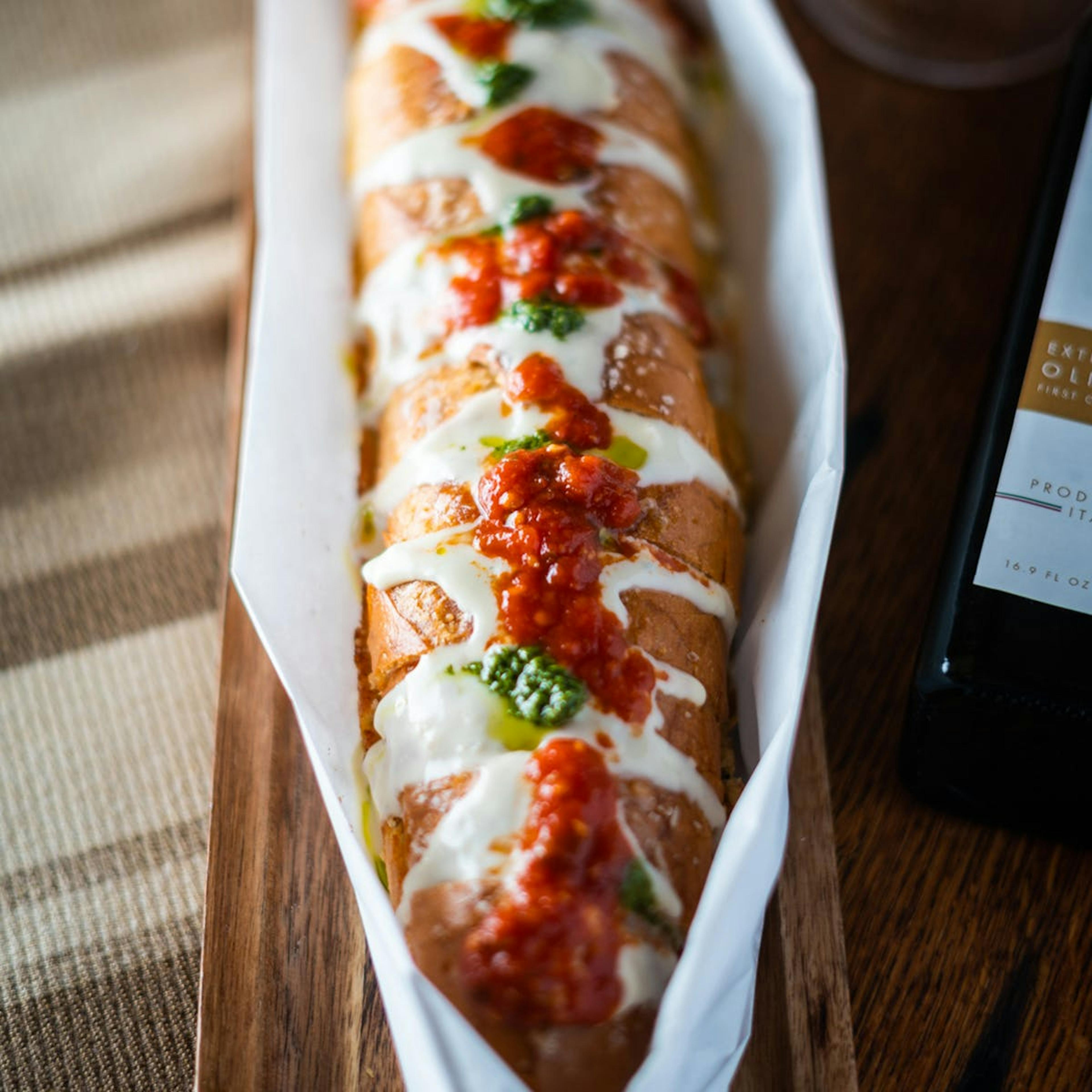 GIANT Wagyu Meatball and Garlic Bread for 4-6 by LAVO - Alternate image 2