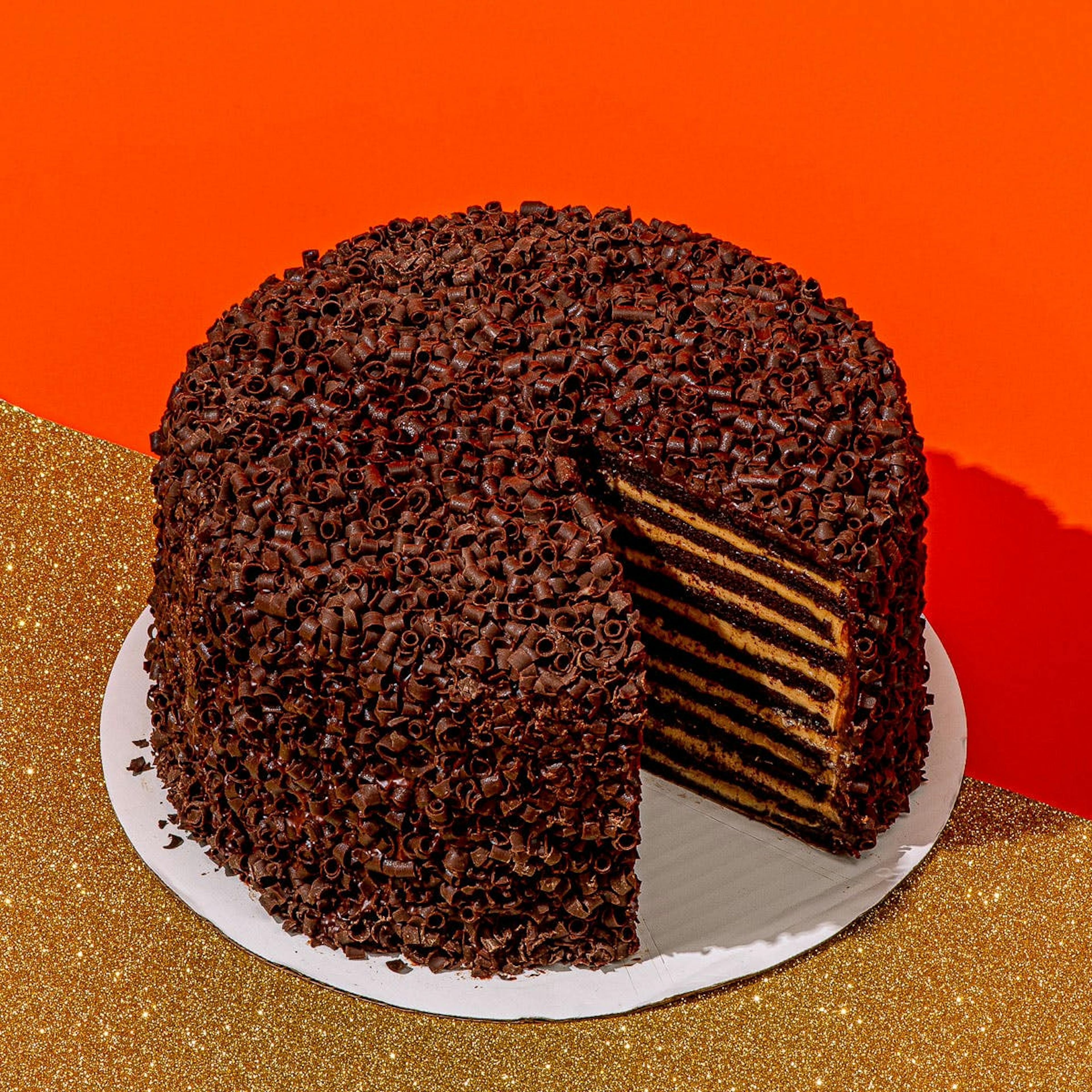 GIANT 20 Layer Chocolate Peanut Butter Cake by LAVO - Alternate image 5