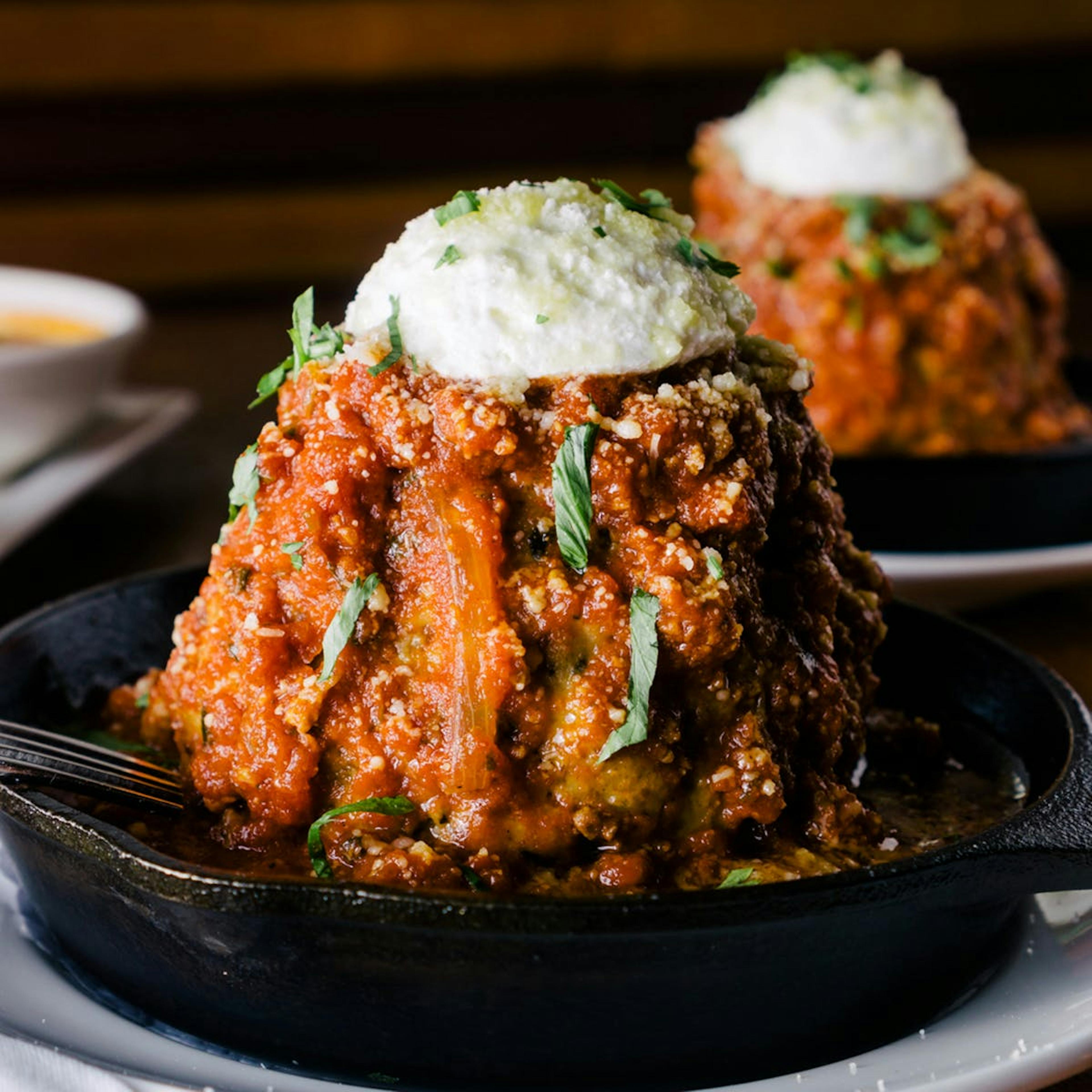 GIANT Wagyu Meatball and Garlic Bread for 4-6 by LAVO - Alternate image 1