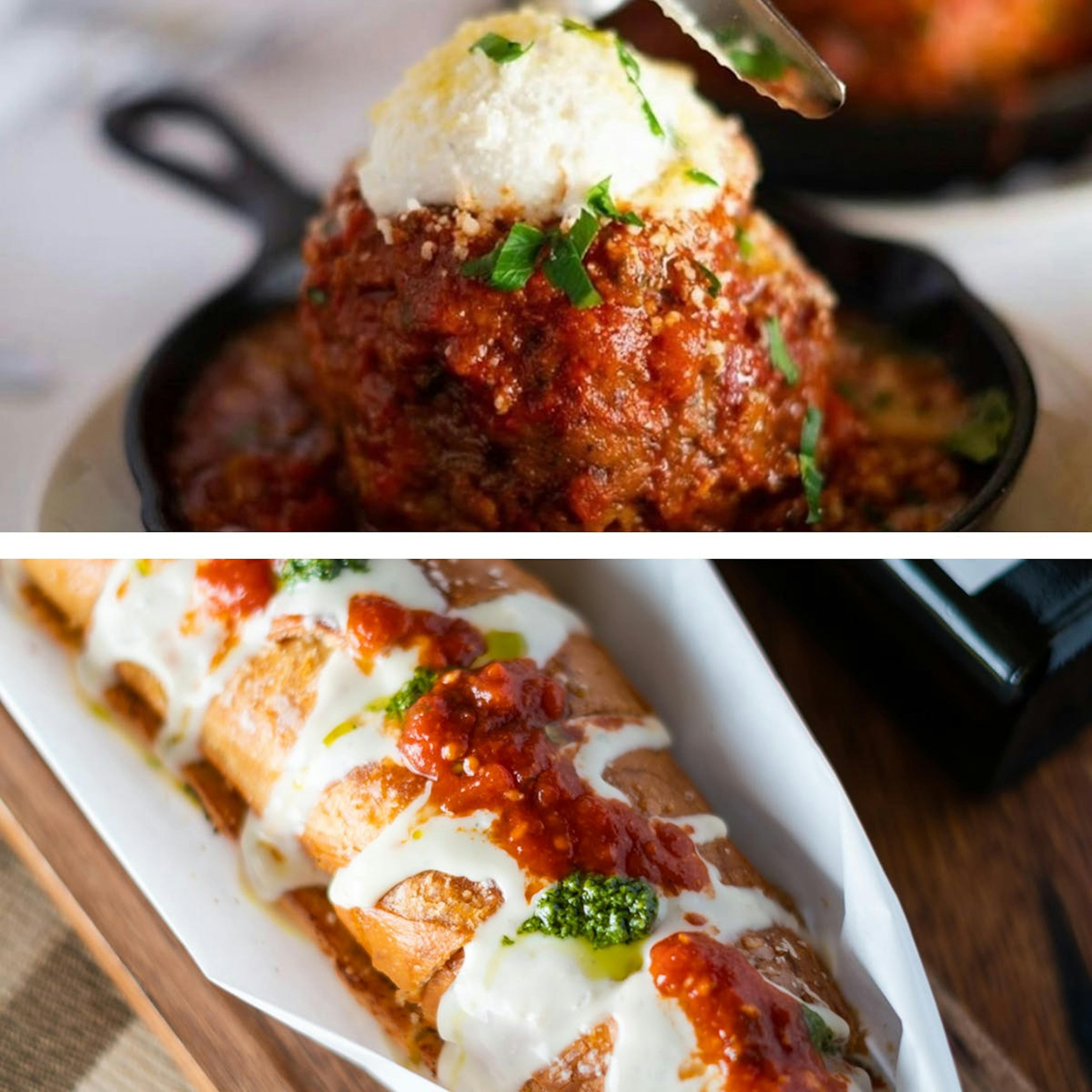 GIANT Wagyu Meatball and Garlic Bread for 4-6 by LAVO